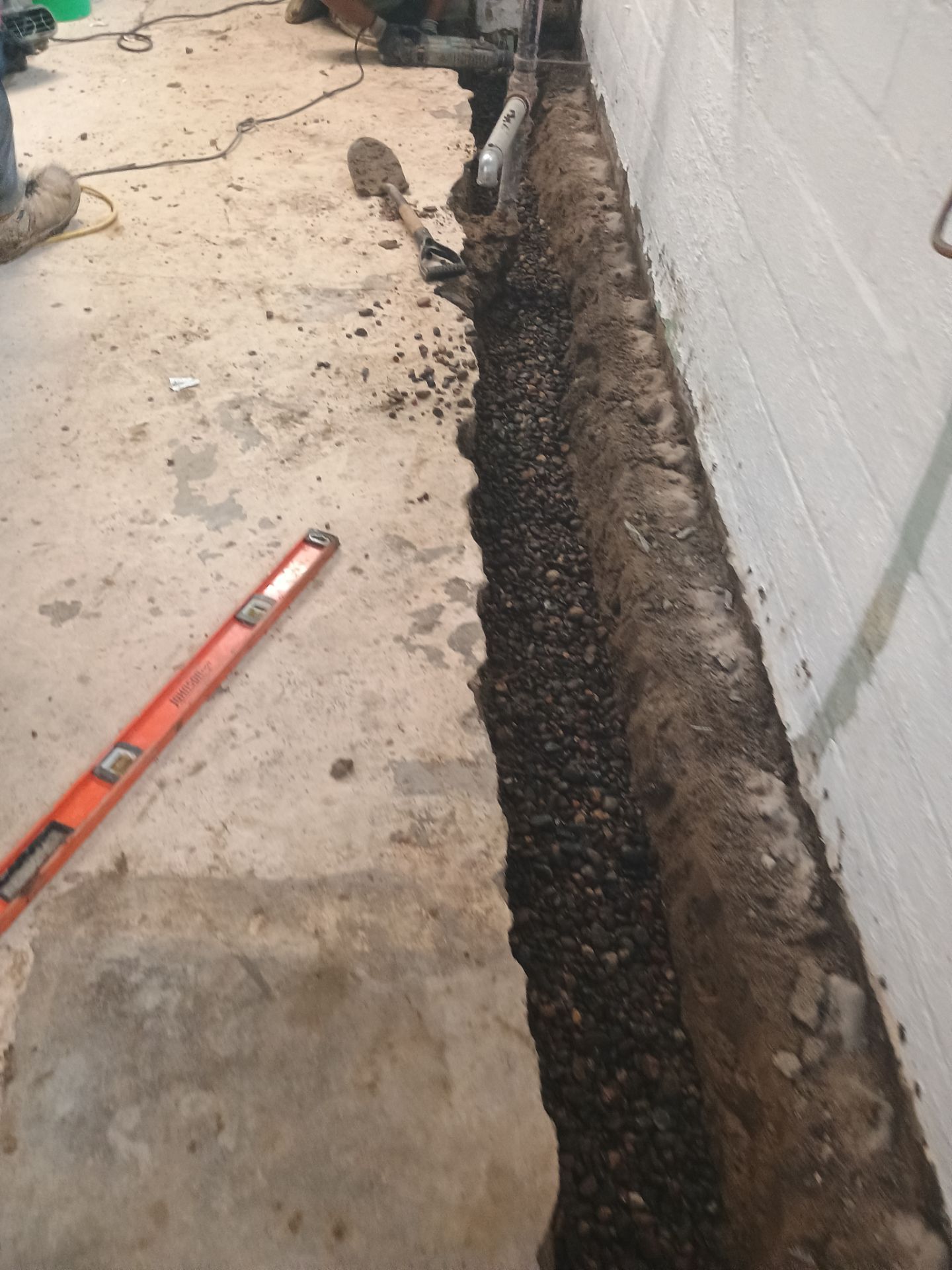 Another Drain Tile Project in the Books by Waterproofing Northeast