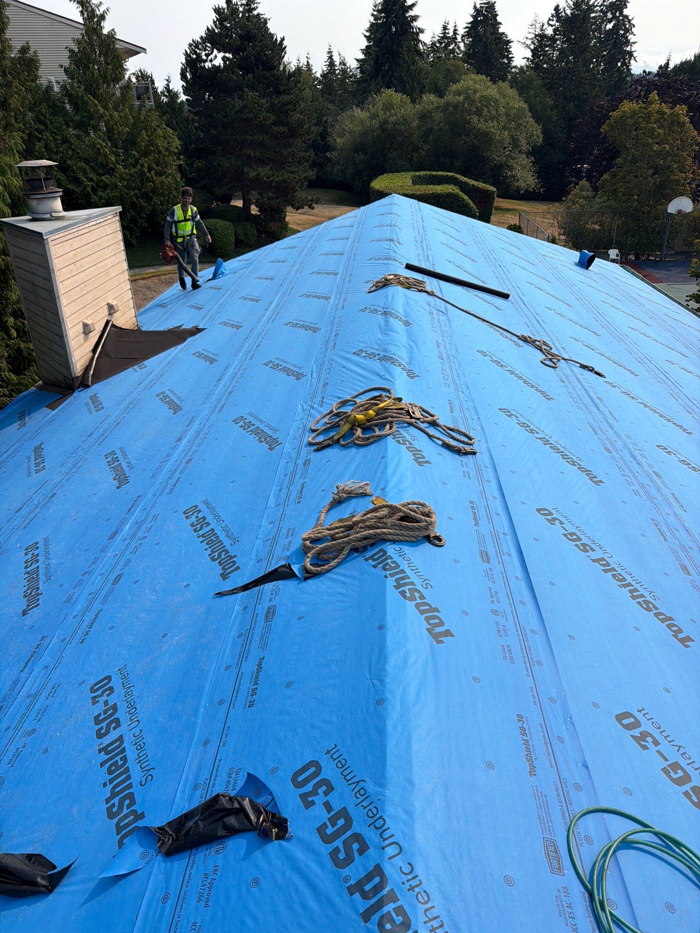 Residential Roofing Installation using GAF HDZ Shingles by Roofing Formula LLC