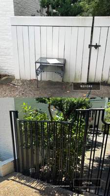 Custom Iron Fence & Gate – Residential Exterior – Washington, DC