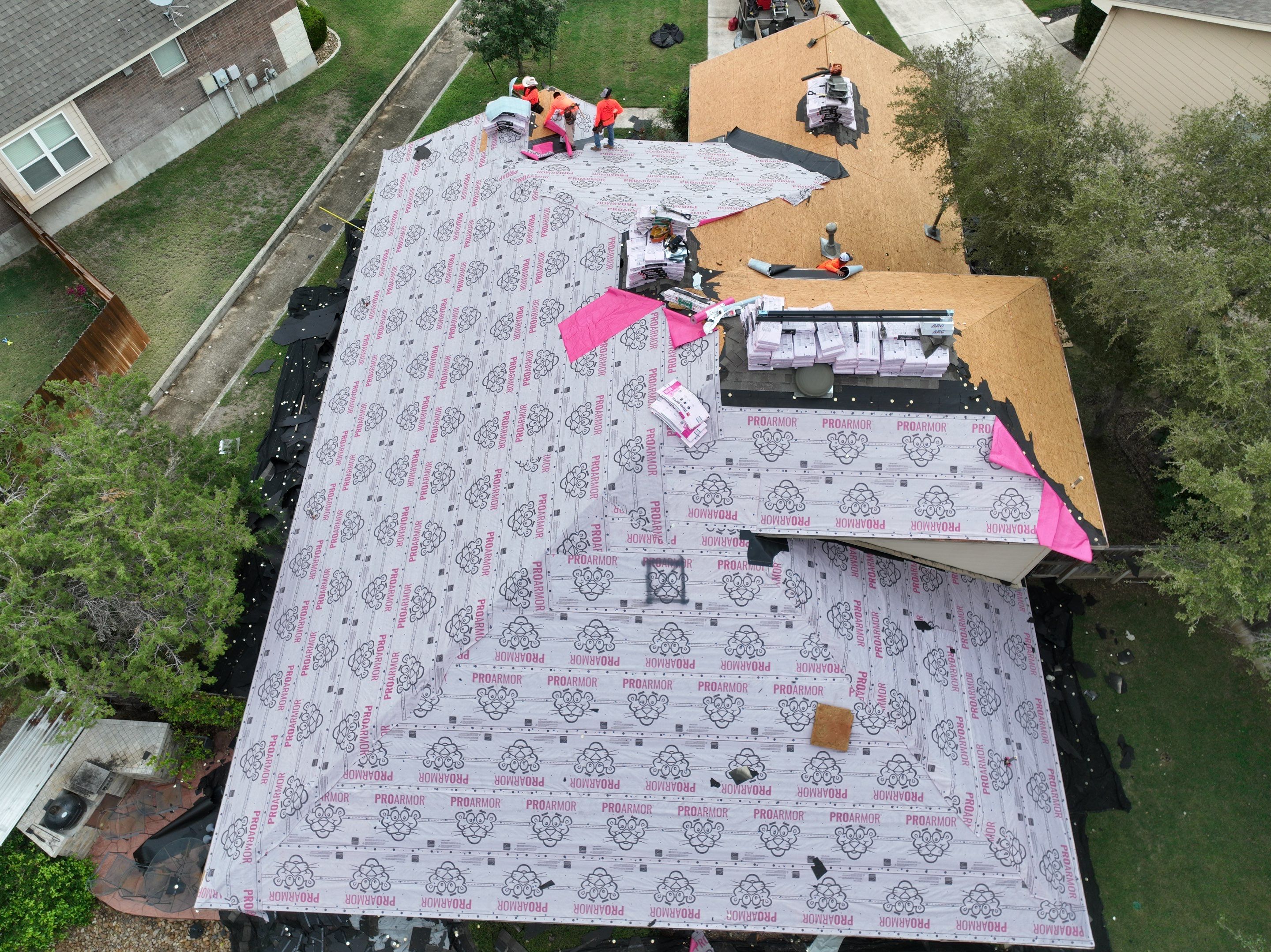 Residential Roof Replacement using Owens Corning Duration Shingles - Onyx Black by Premier Roofing and Contracting