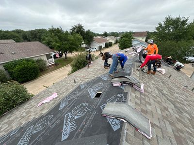 Residential Roofing Installation using Owen's Corning Duration (Lifetime) Shingles
