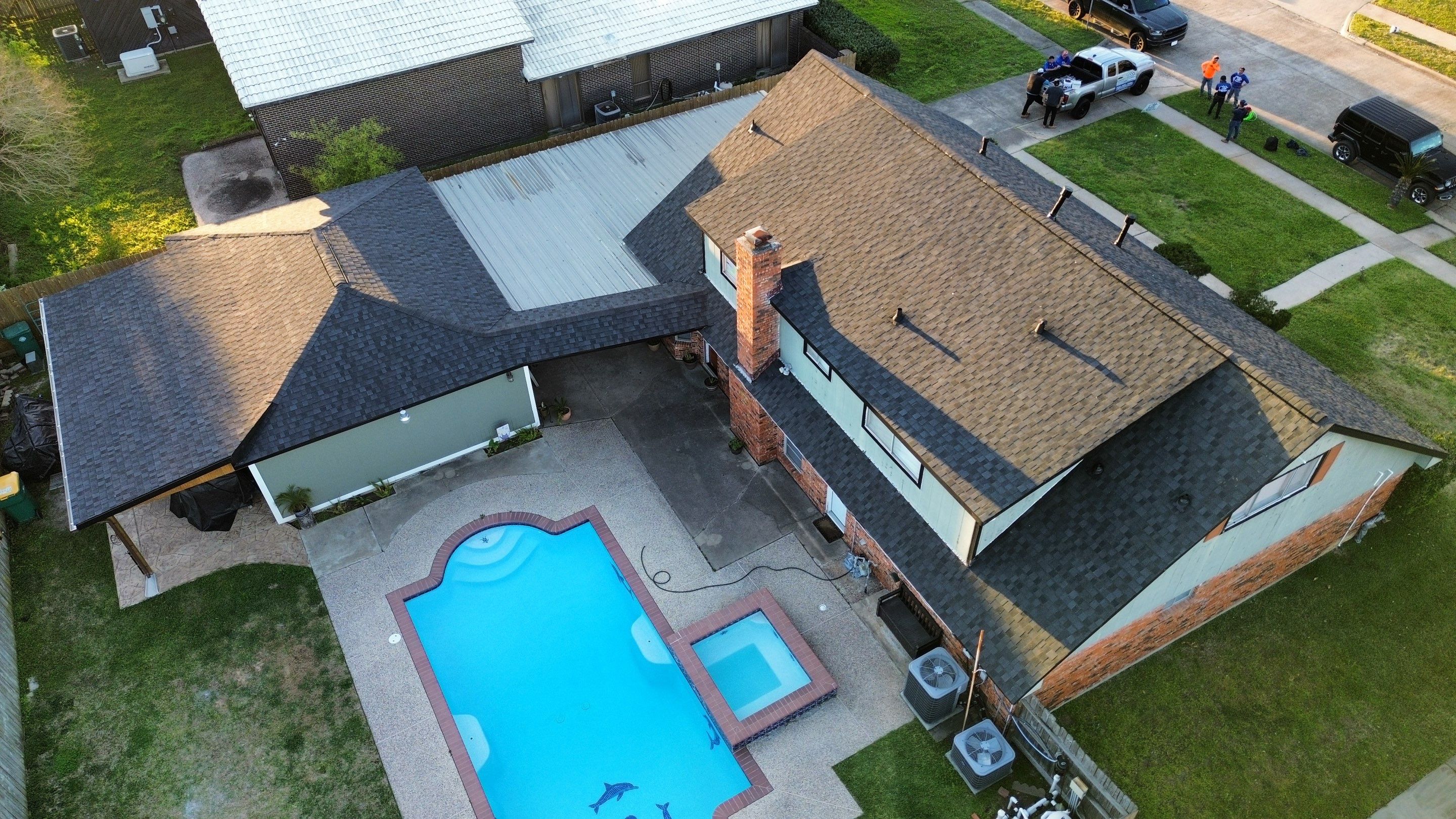 Roof Remplacement using Certainteed Patriot Shadow Black by CAP Roofing and Construction LLC