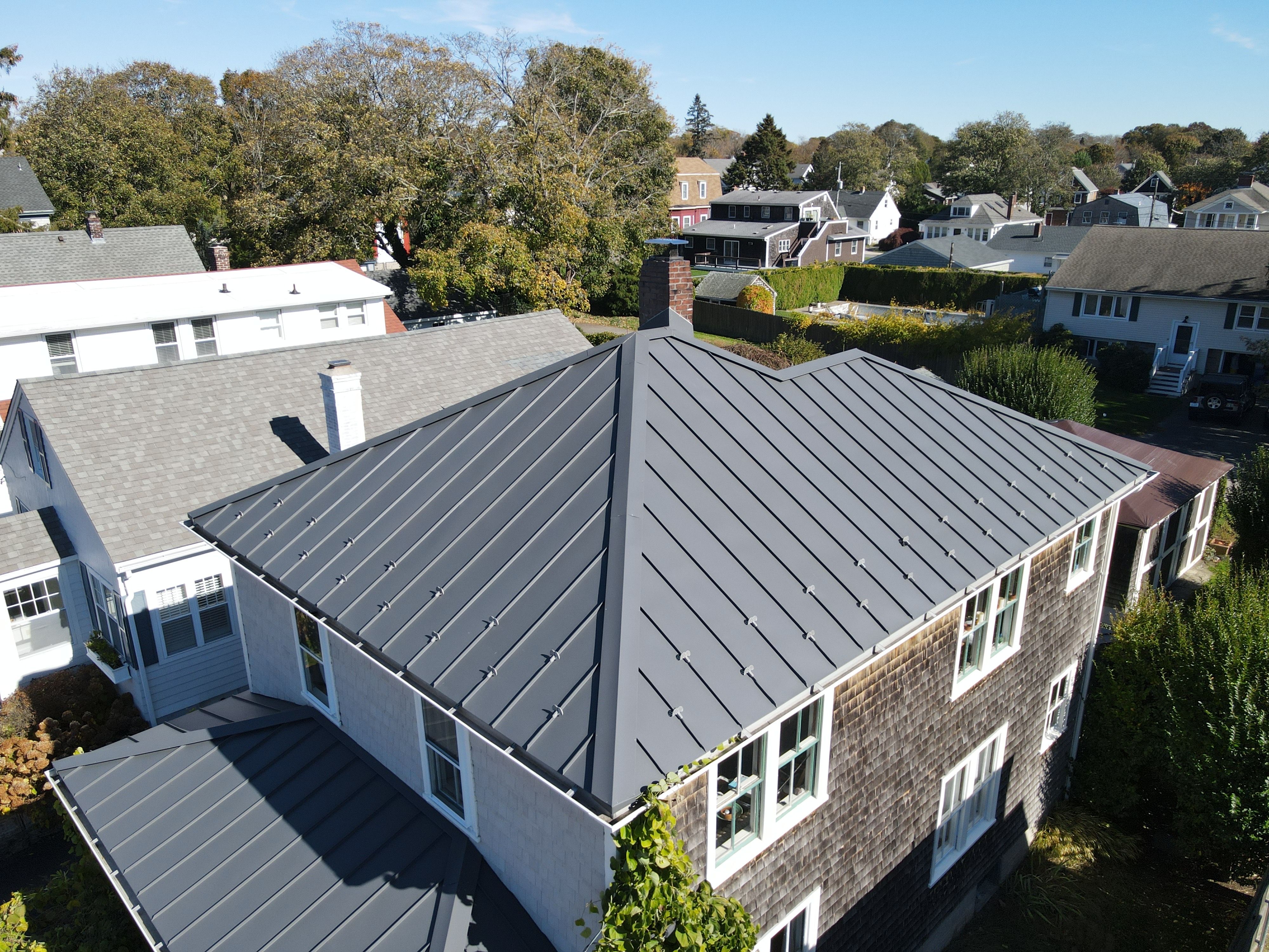 Newport Residence - Standing Seam Metal by Rinaldi Brothers