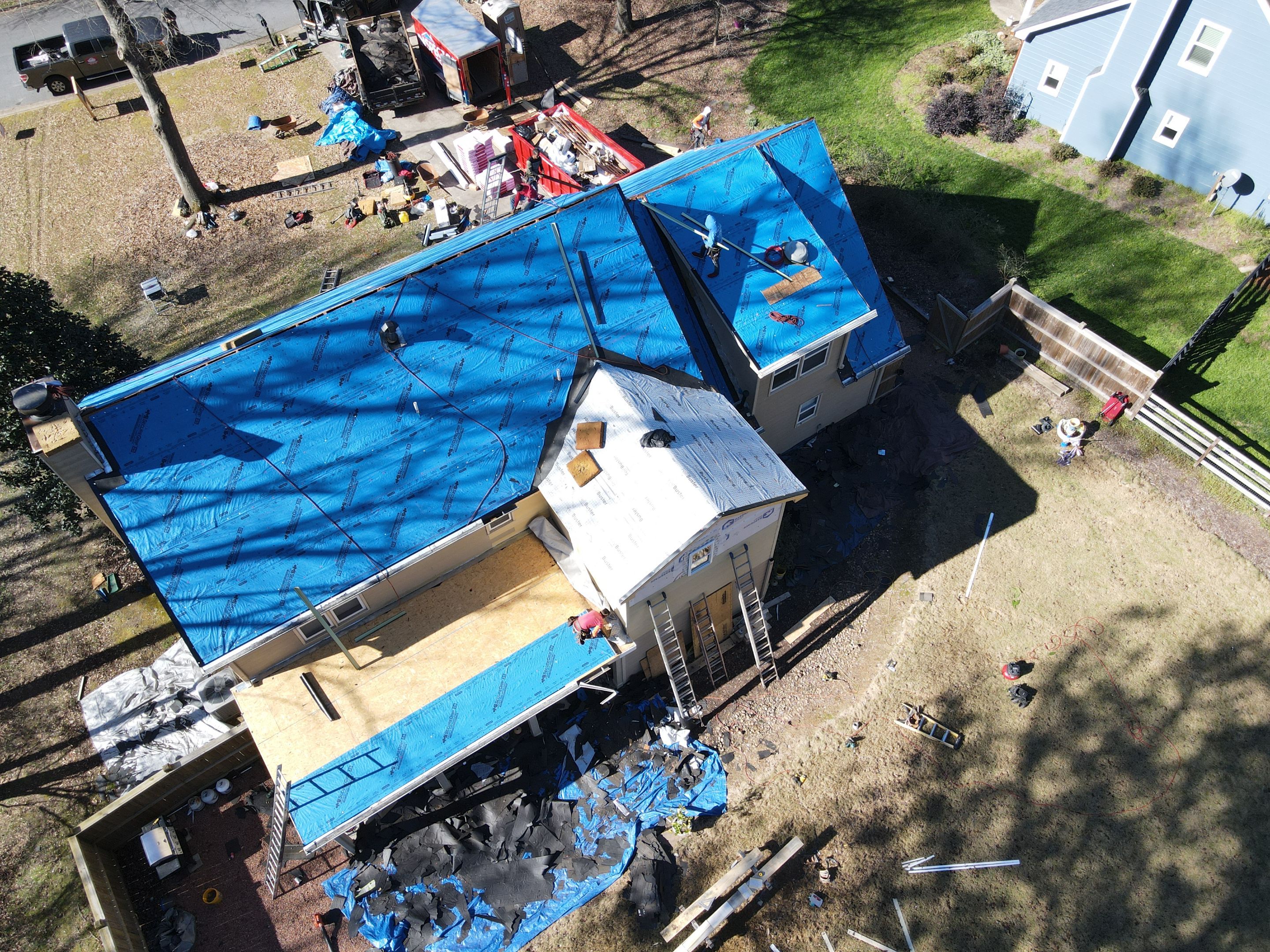 Residential Roofing Installation using Owens Corning by Inspector Roofing and Restoration