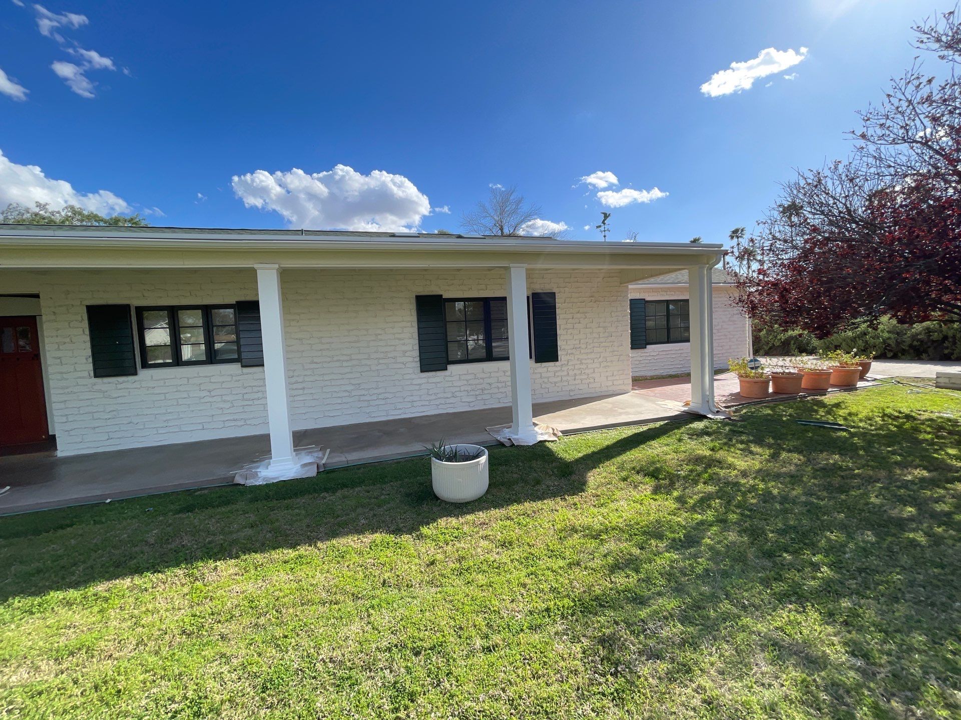 Wagon Wheel - A Stunning Home Exterior Makeover with Dunn Edwards Paints in Phoenix, AZ by Double G Painting Contractors, LLC