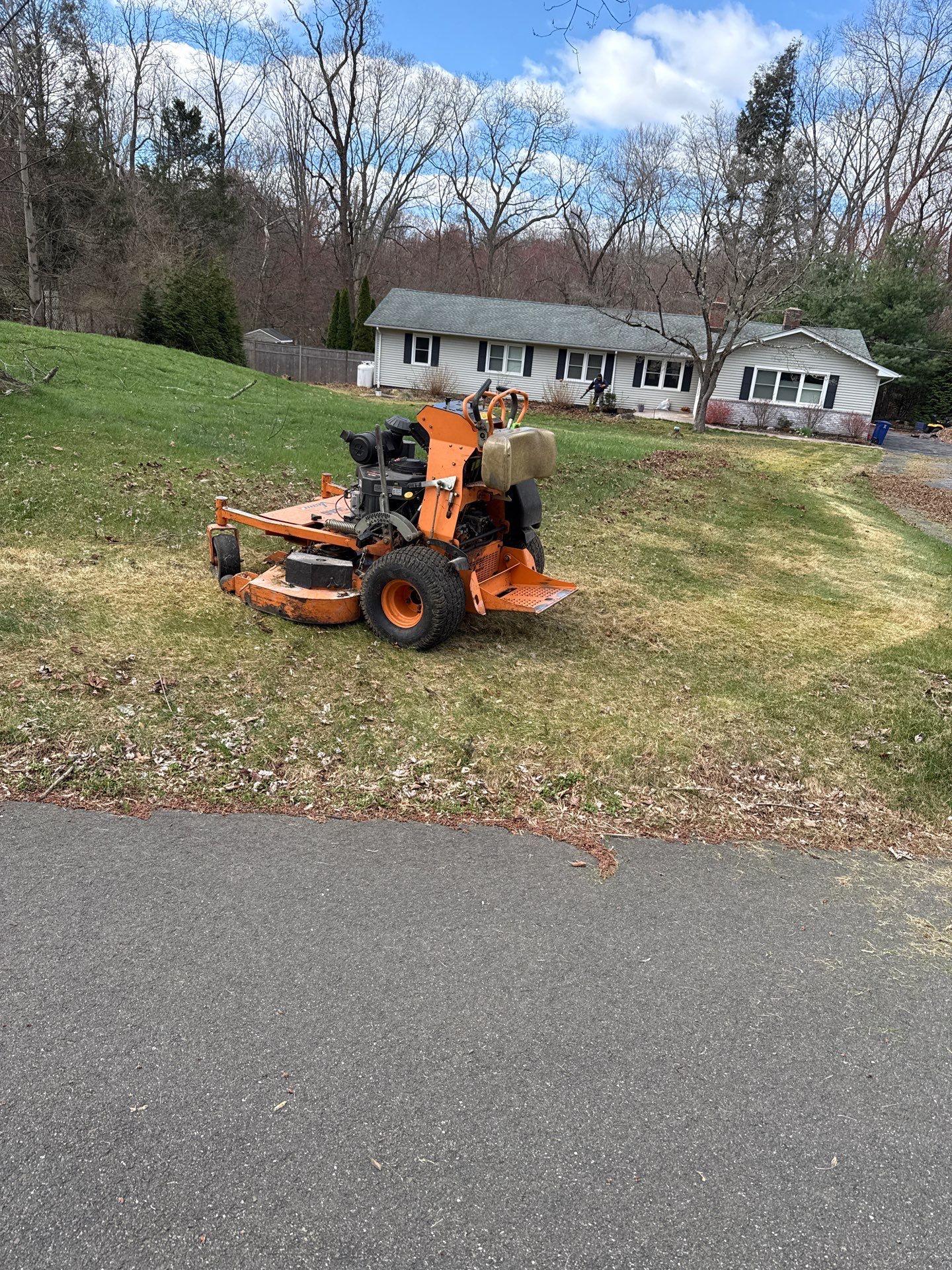 Comprehensive Spring Property Cleanup and Garden Bed Mulching in Orange by Diamond Image LLC