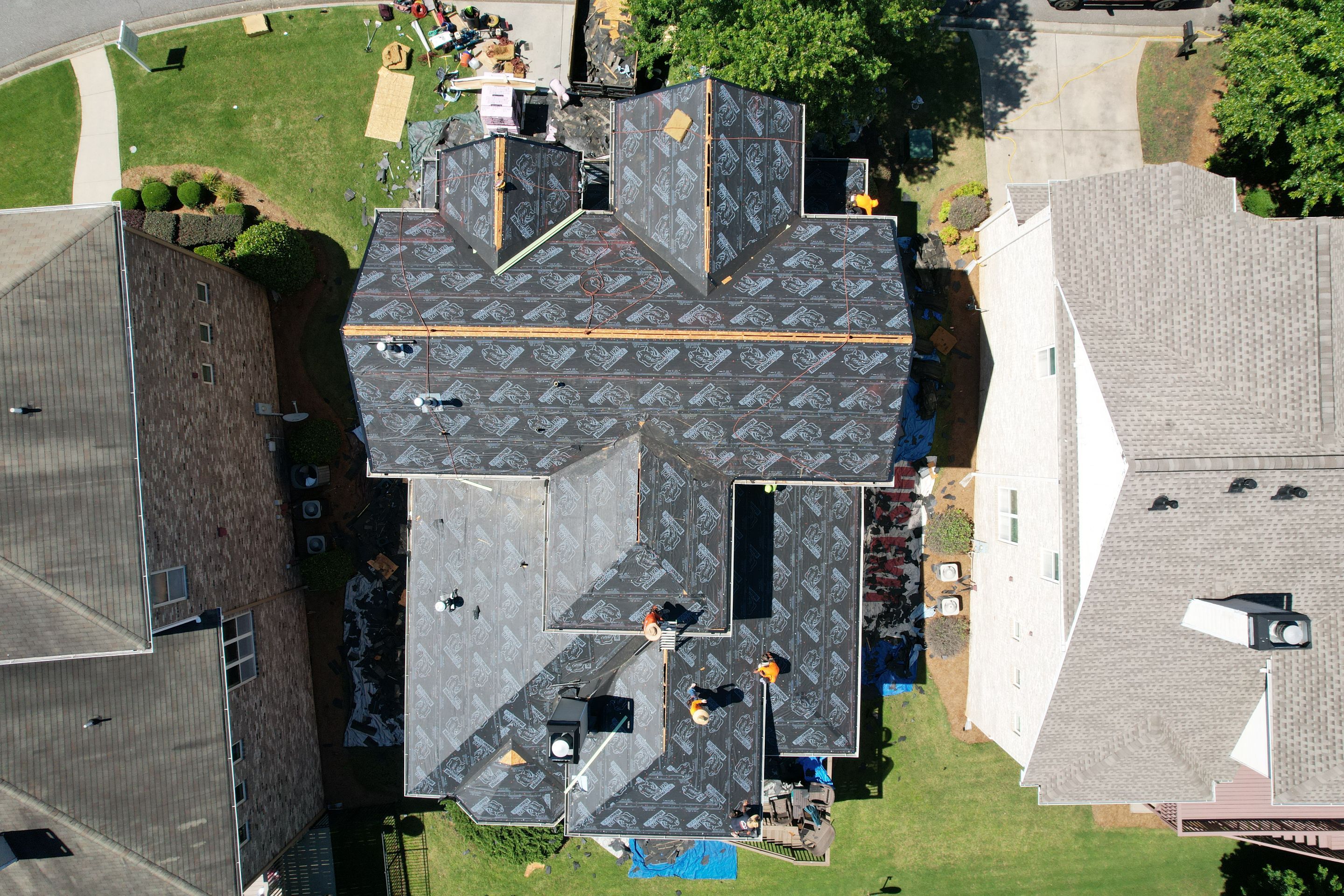 Residential Roofing Installation using Owens Corning by Inspector Roofing and Restoration