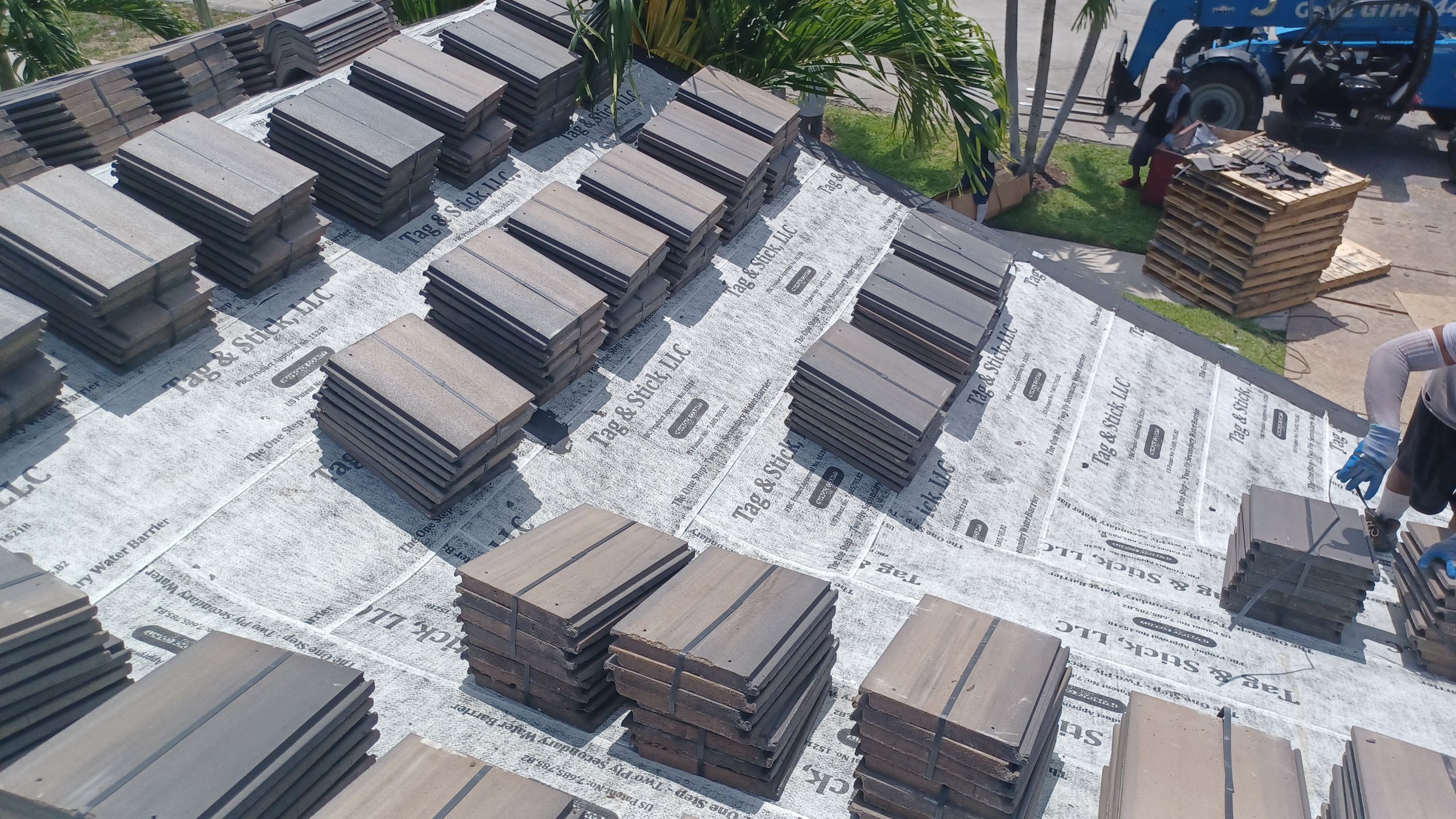 Residential Roofing Installation using Eagle Roofing Tile by BLUES BROTHERS ROOFING