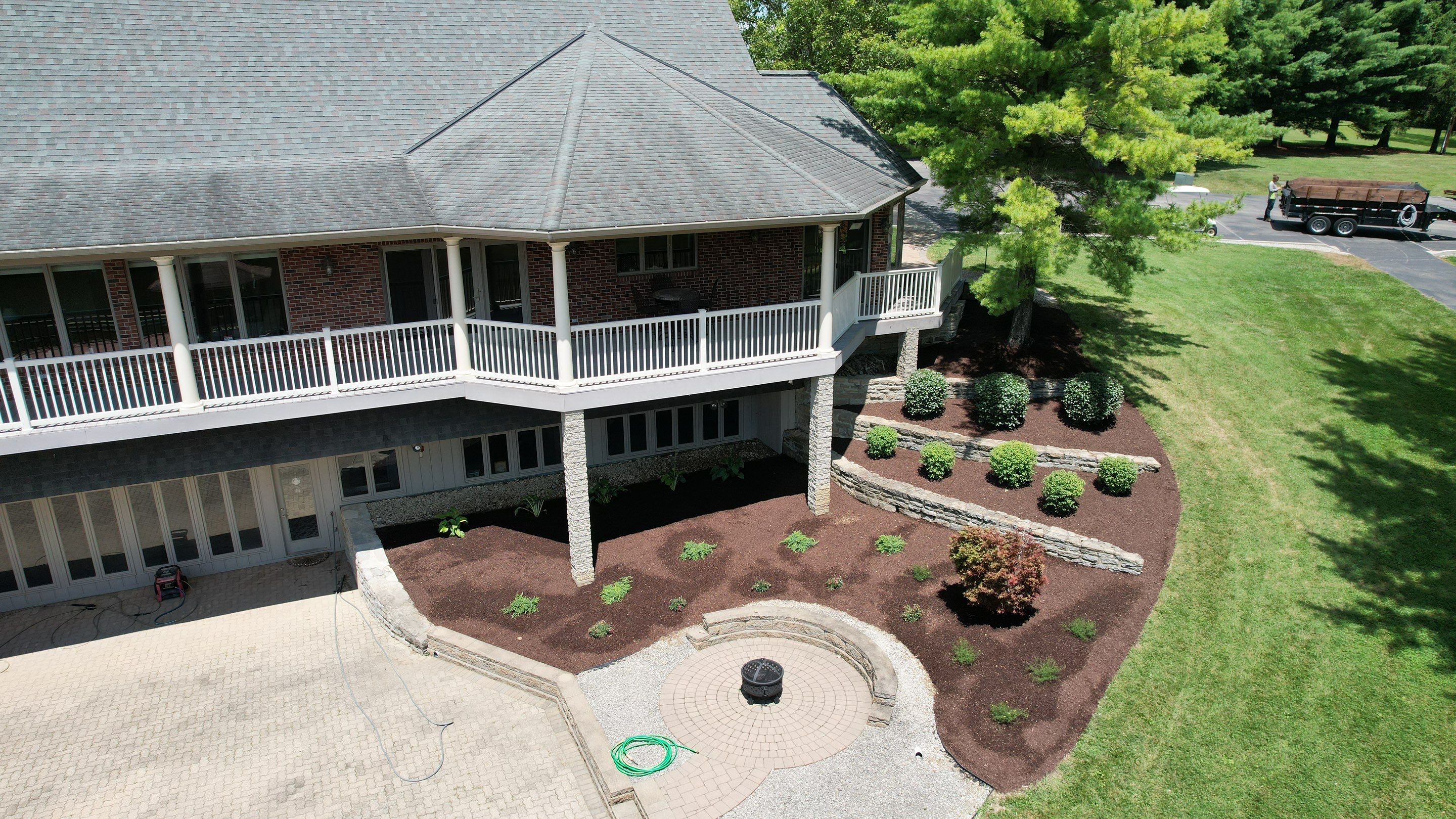 Tear Out, Plant Install & Mulch by Reisenberg’s Lawn & Landscape, LLC
