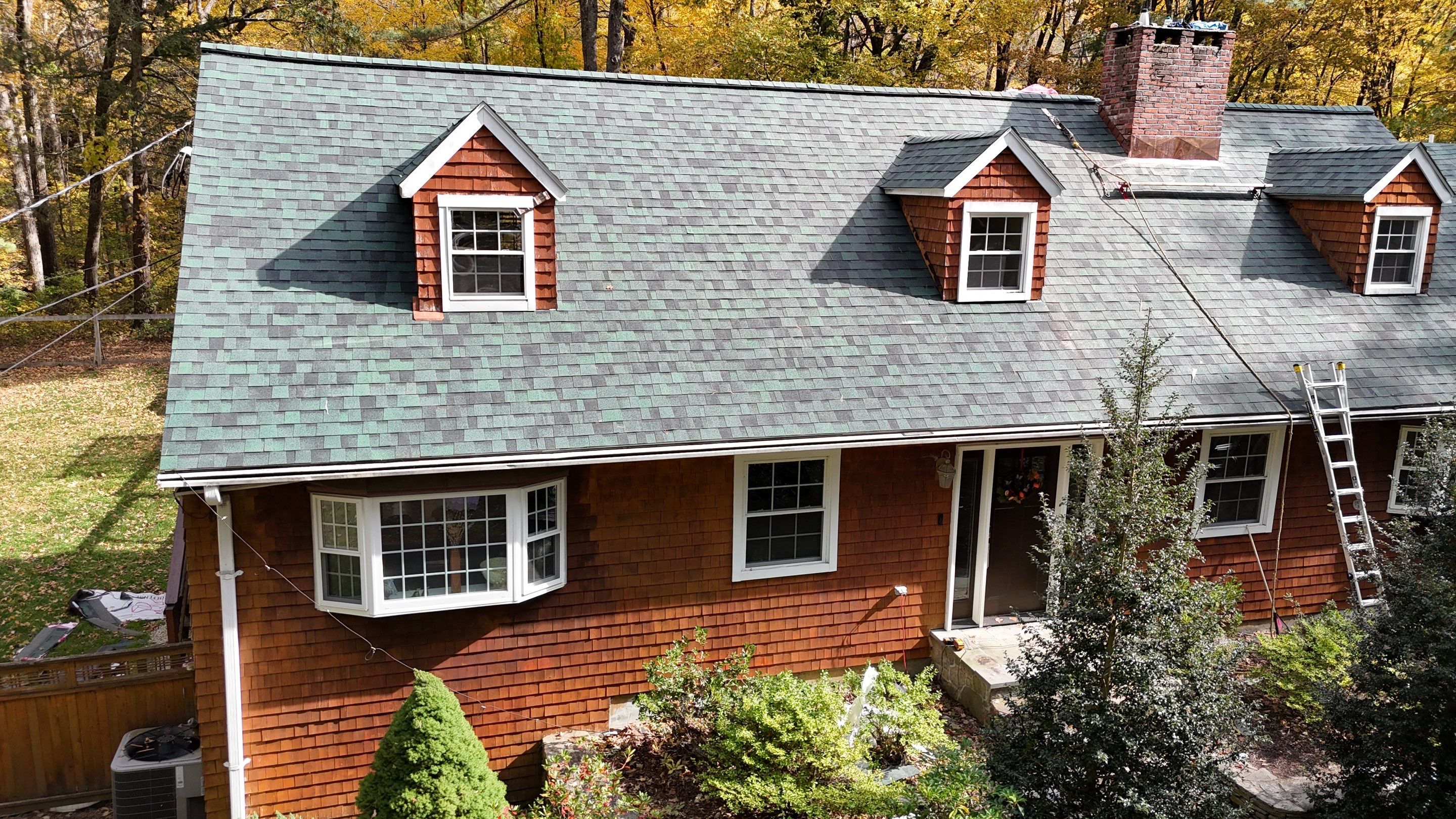 Owens Corning Duration : Chateau Green with Copper Accents in Avon, CT by Golden Shield Roofing