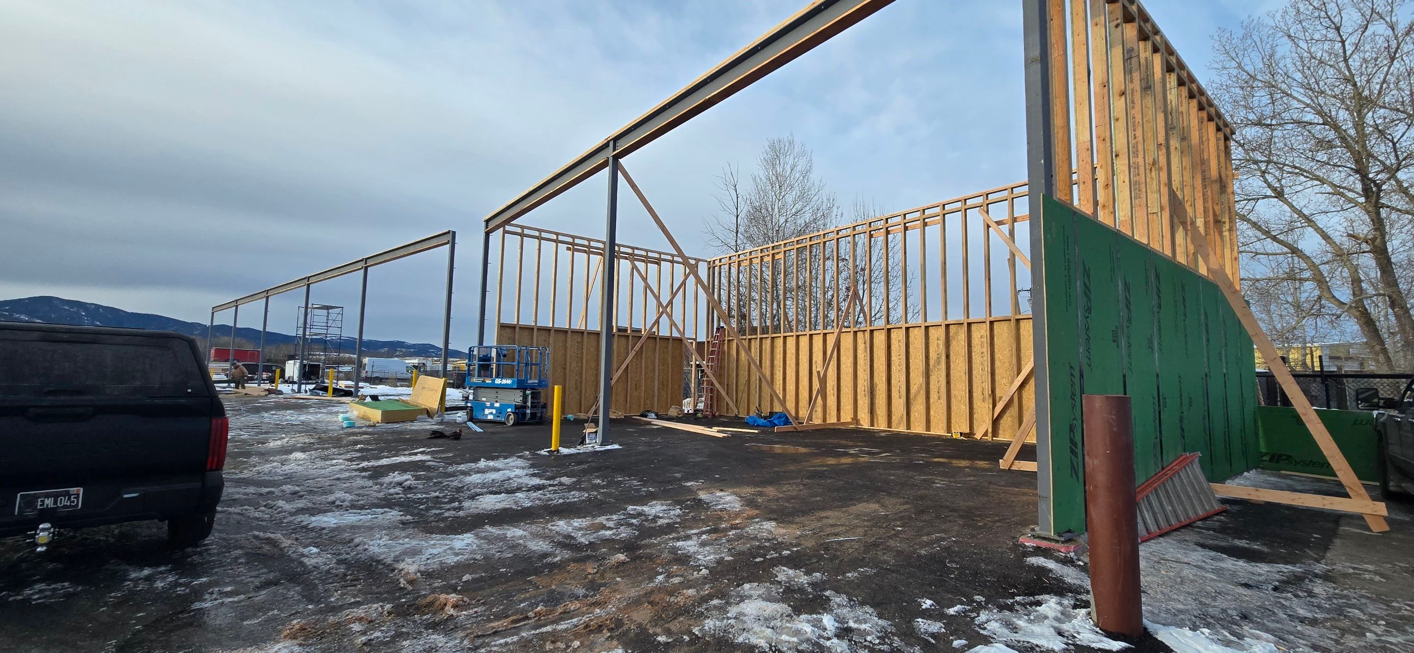 Foundation Building Material Slips by Blue Room Construction LLC