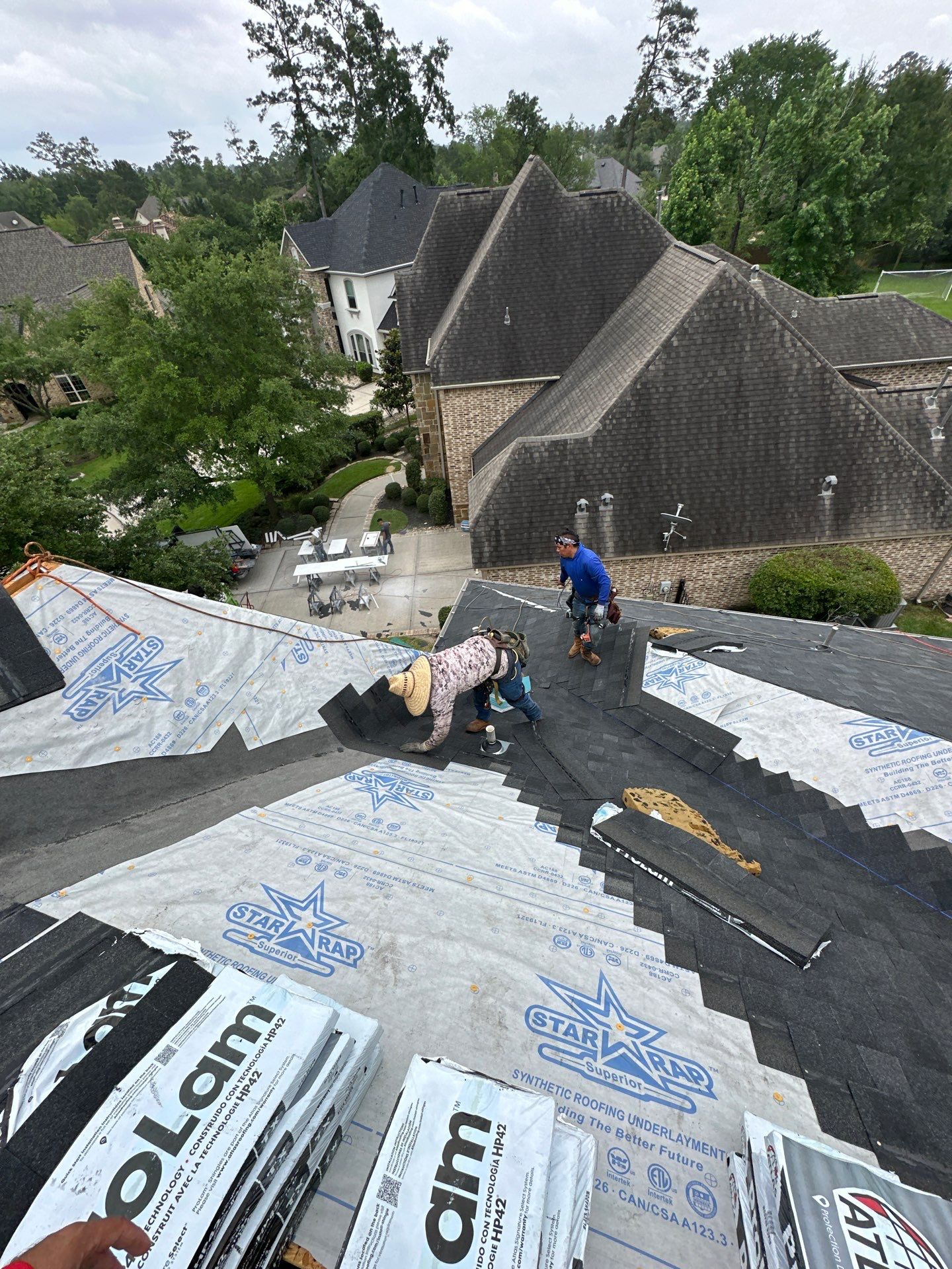 Project in Spring by Motion Roofing