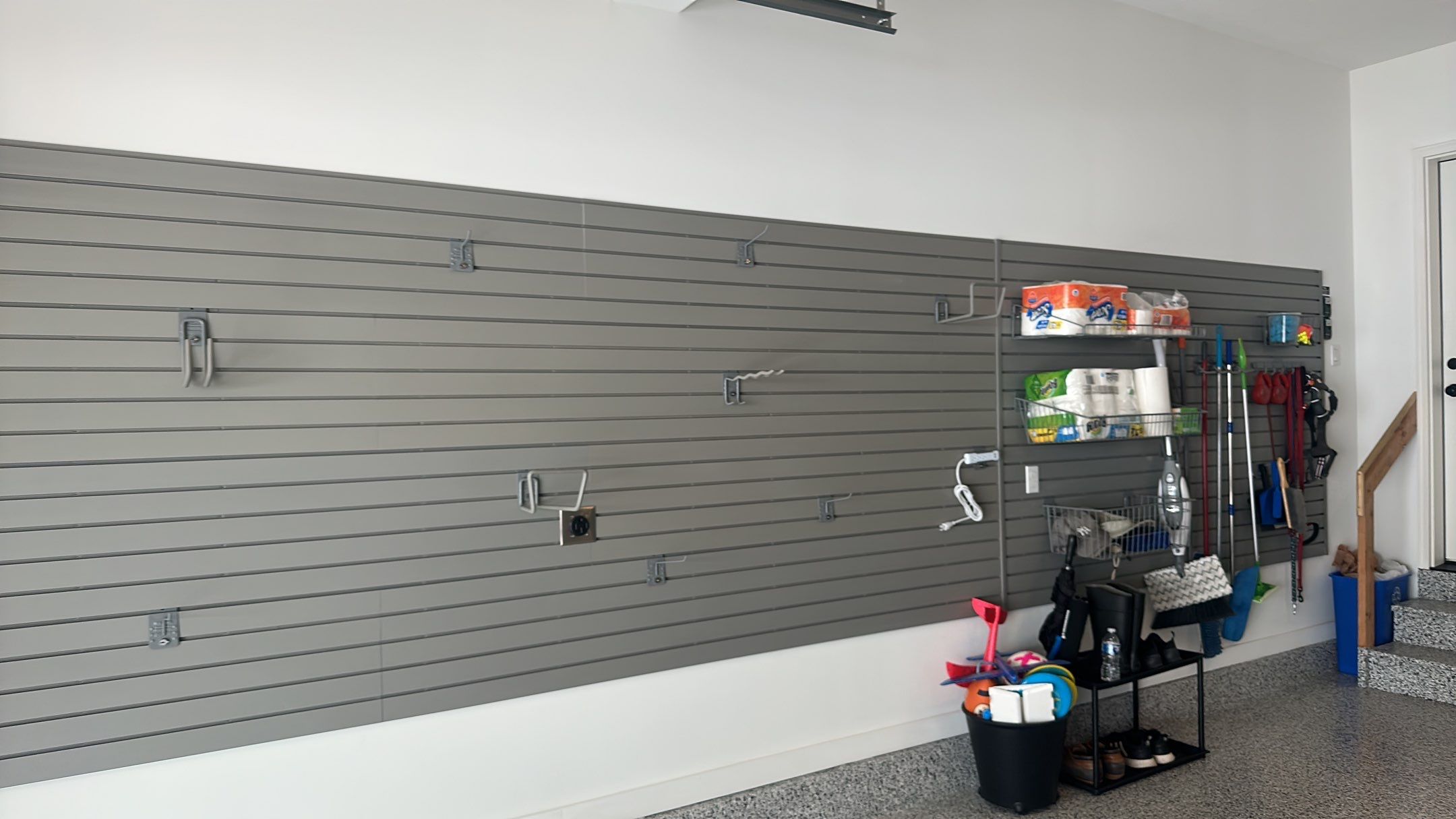 Jeanne E. transformed her garage with cabinets and a Banner Garage Floor by Banner Garage
