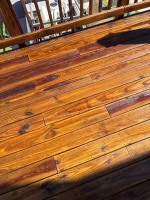 Deck using Wood Sealant