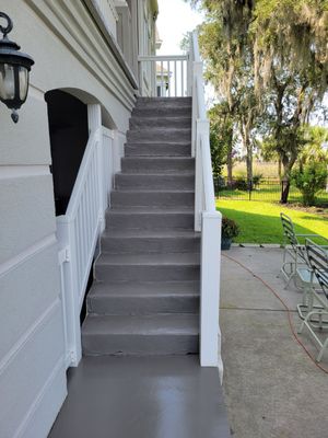 Concrete using AcryFin