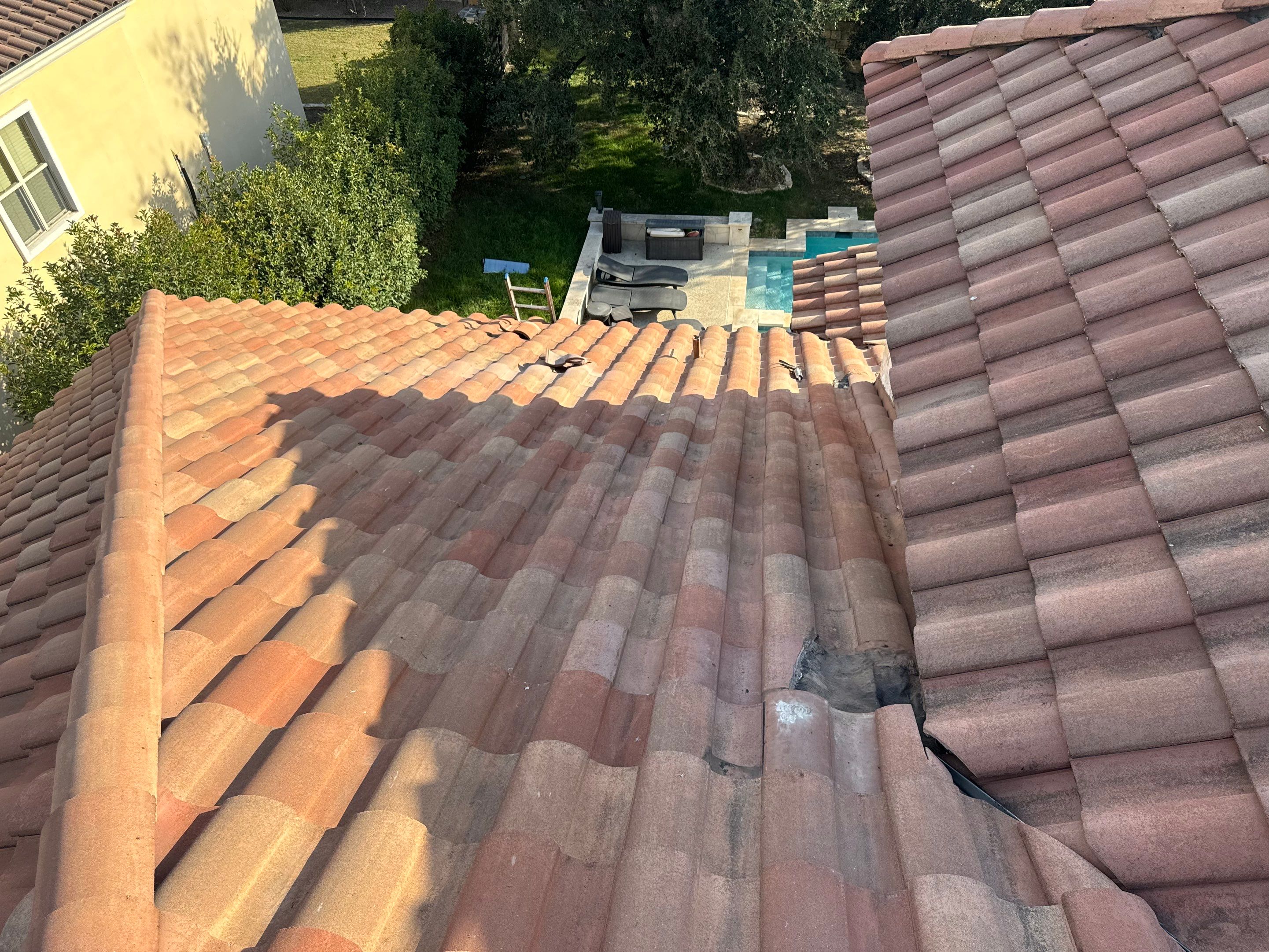 Tile Roof Repair  using Concrete S Tile by Premier Roofing and Contracting