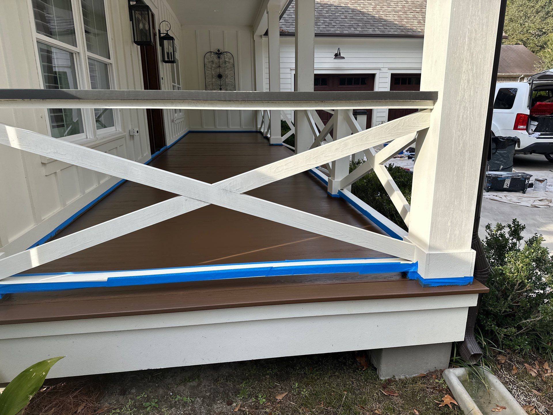 Coated deck using AcryFin by DuraSeal