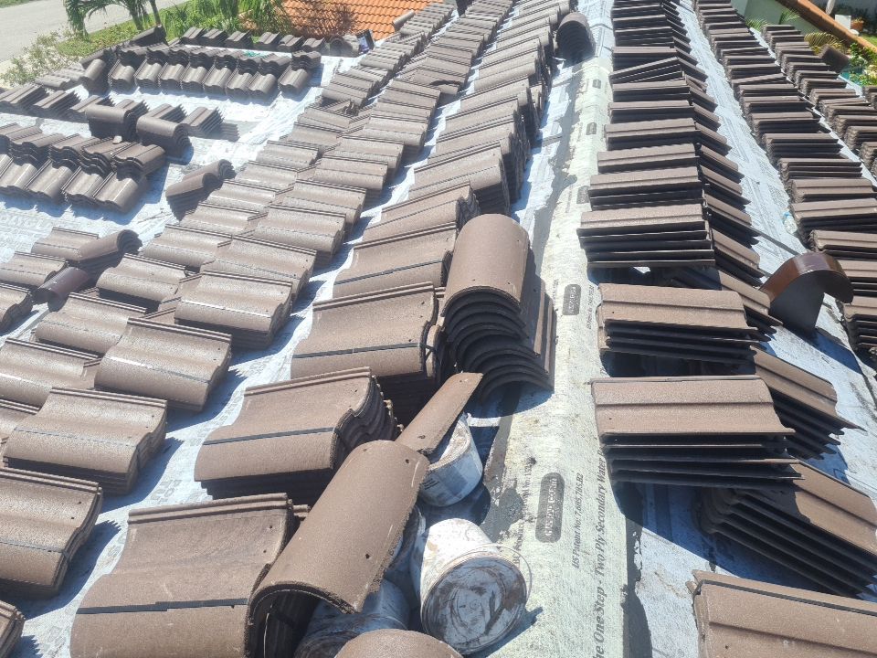 Residential Roofing Installation using Eagle Roofing Tile by BLUES BROTHERS ROOFING