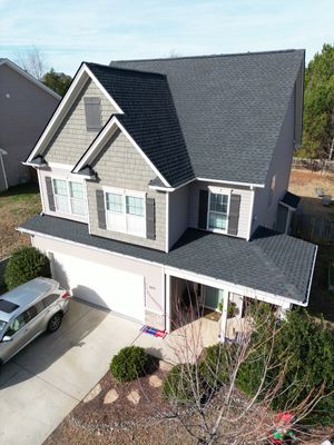 Project in Fuquay-Varina- GAF Timberline HDZ Charcoal