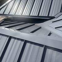 24ga 1.5" Mechanical Seam Charcoal Gray  by Total Roofing System The Metal Roof Experts