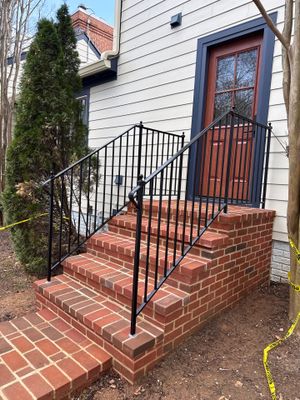 Traditional Iron Entry Railings – Gaithersburg, MD