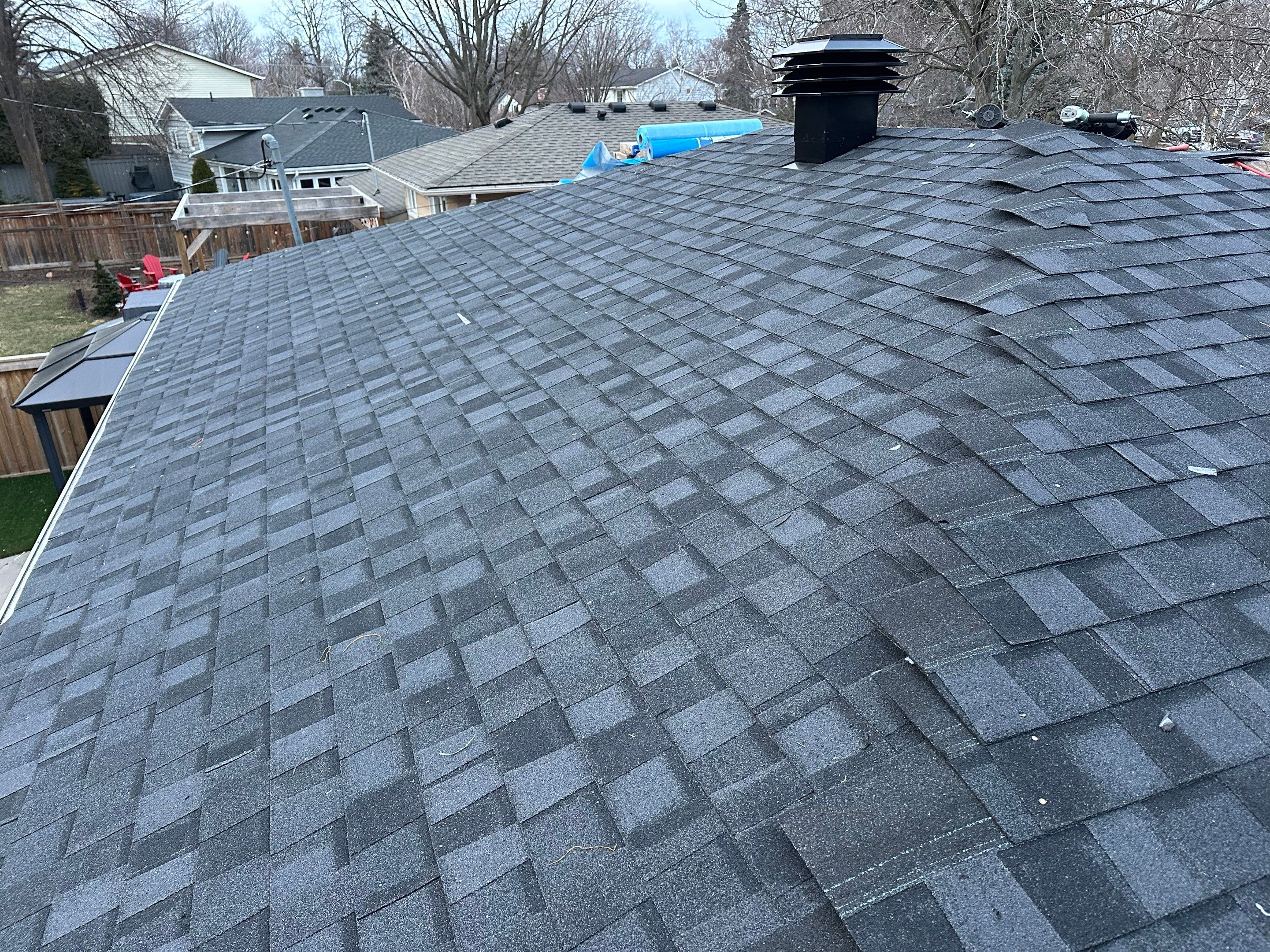 Project in Burlington by The Roofing Crew