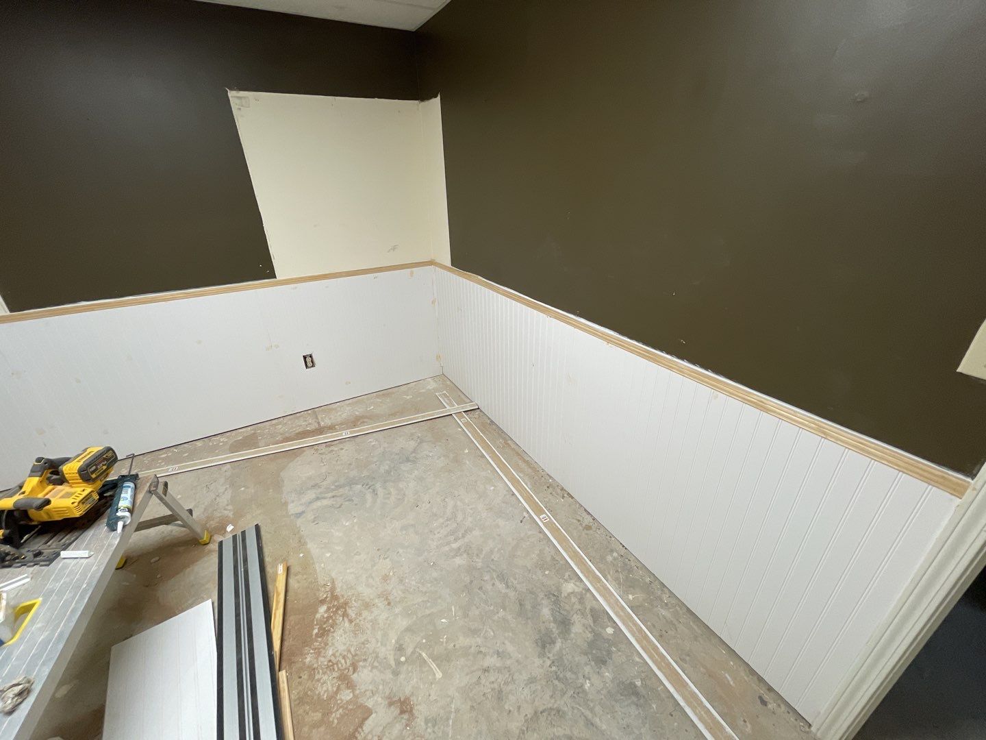 Russet Woods Basement by Pillar and Pine