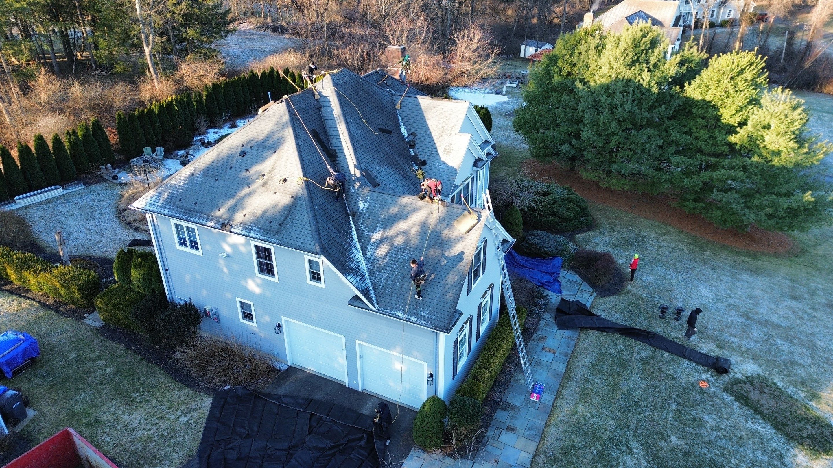 Federowicz Roof Completion by Royal Restoration CT 