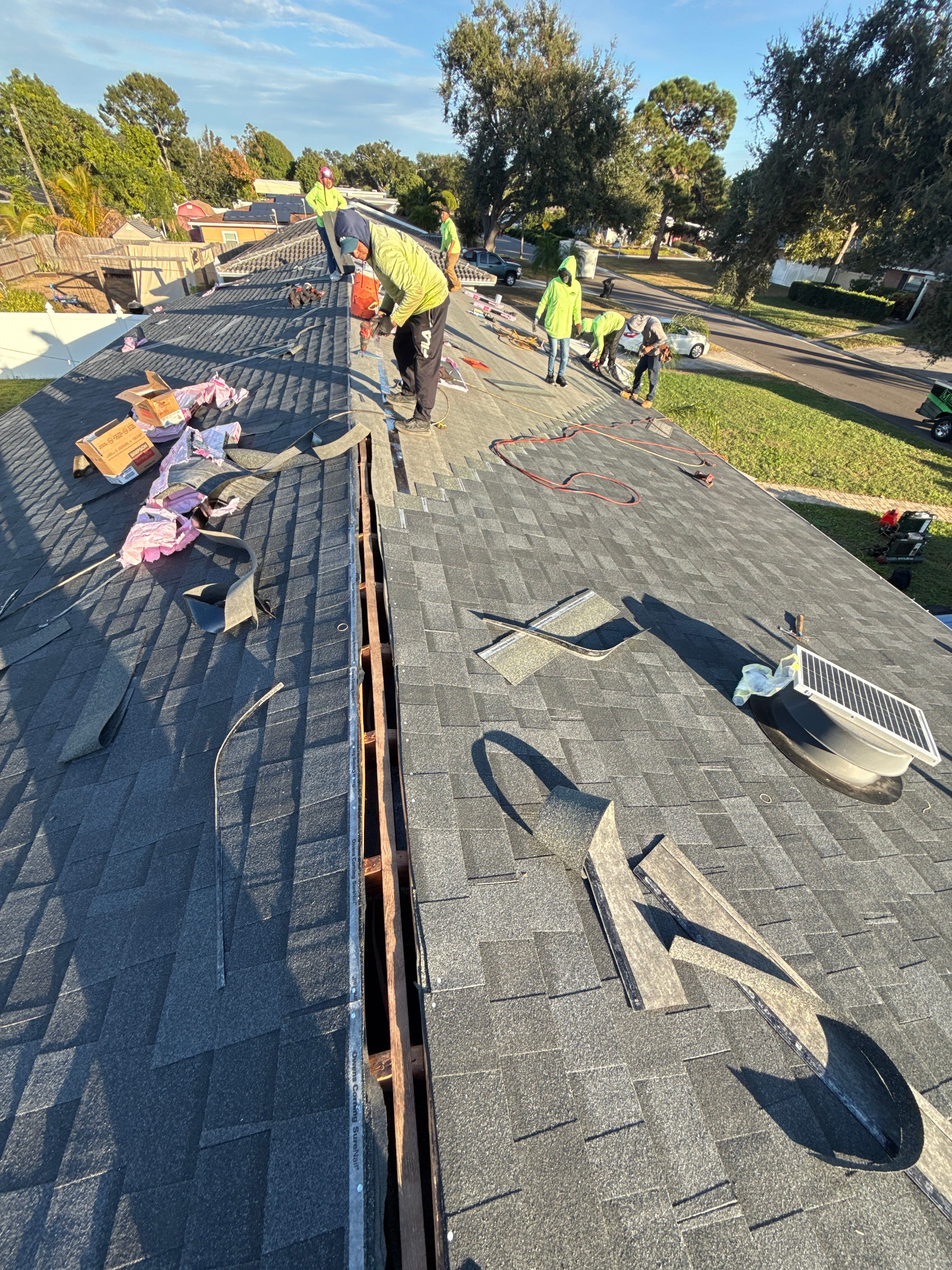 Project in St. Petersburg 33713 by Mitchell Roofing Company LLC 