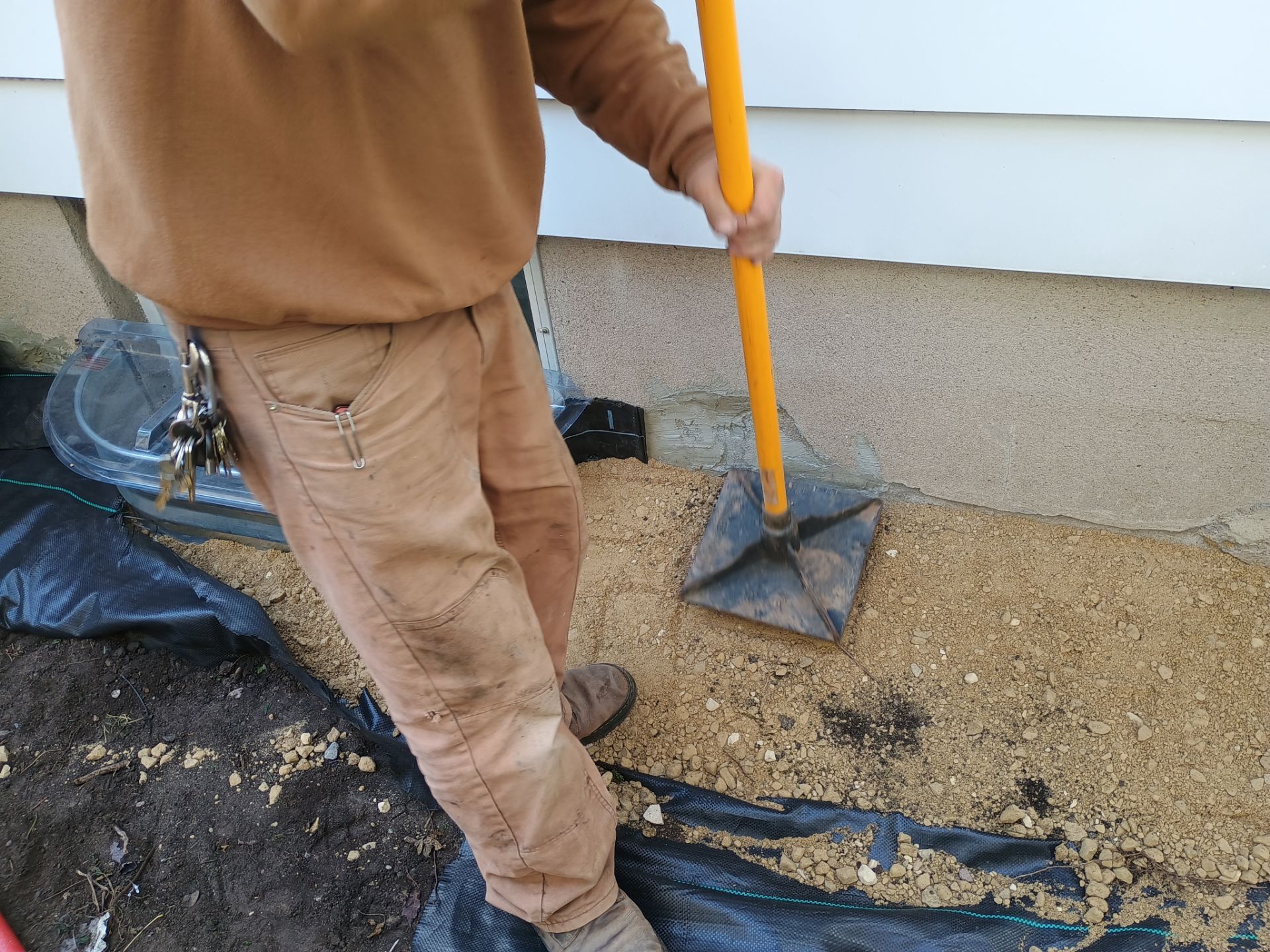 French Drain Installation for Michael by Waterproofing Northeast