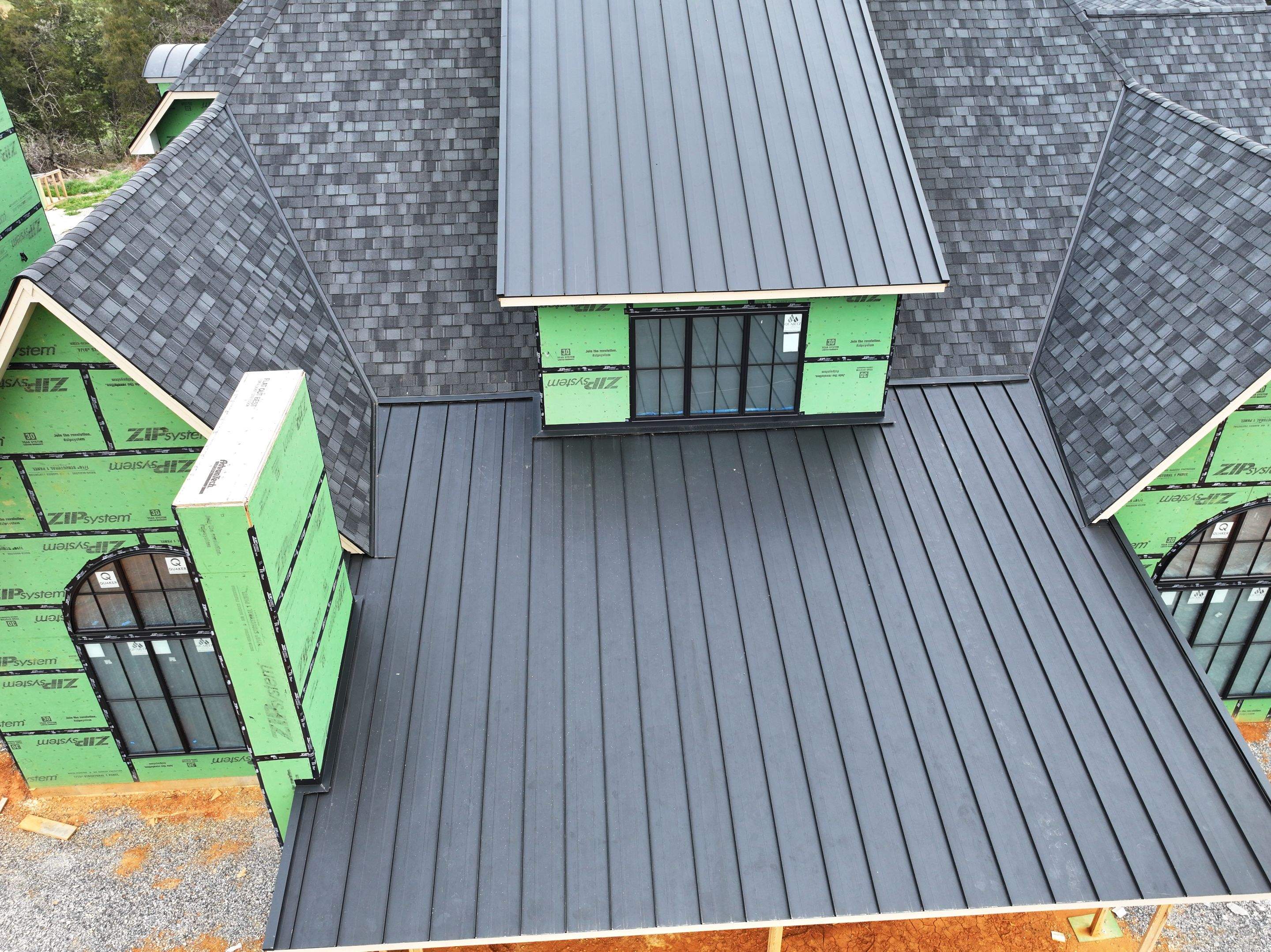 Lake Road New Construction - Belmont by Omnia Roofing