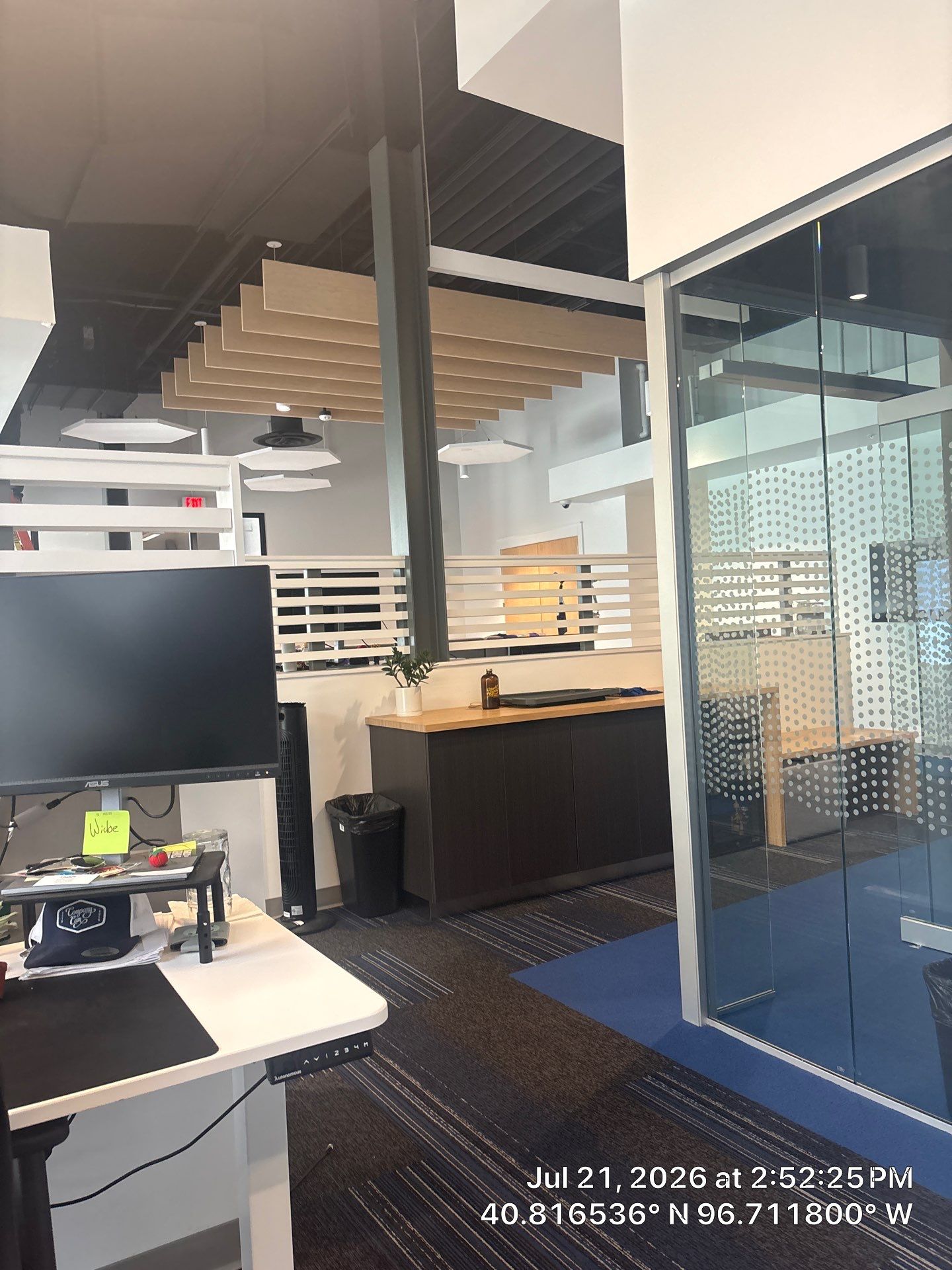 Modern Office Renovation with Glass Partitions in Lincoln by CompanyCam Sales Demo