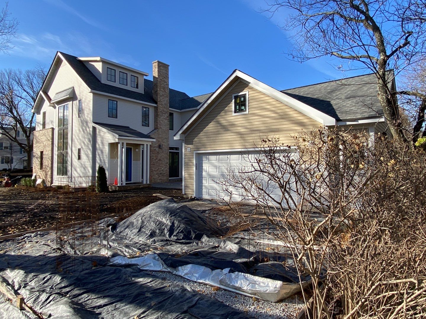 New Home Construction using Fiber Cement by Style Exteriors by Corley