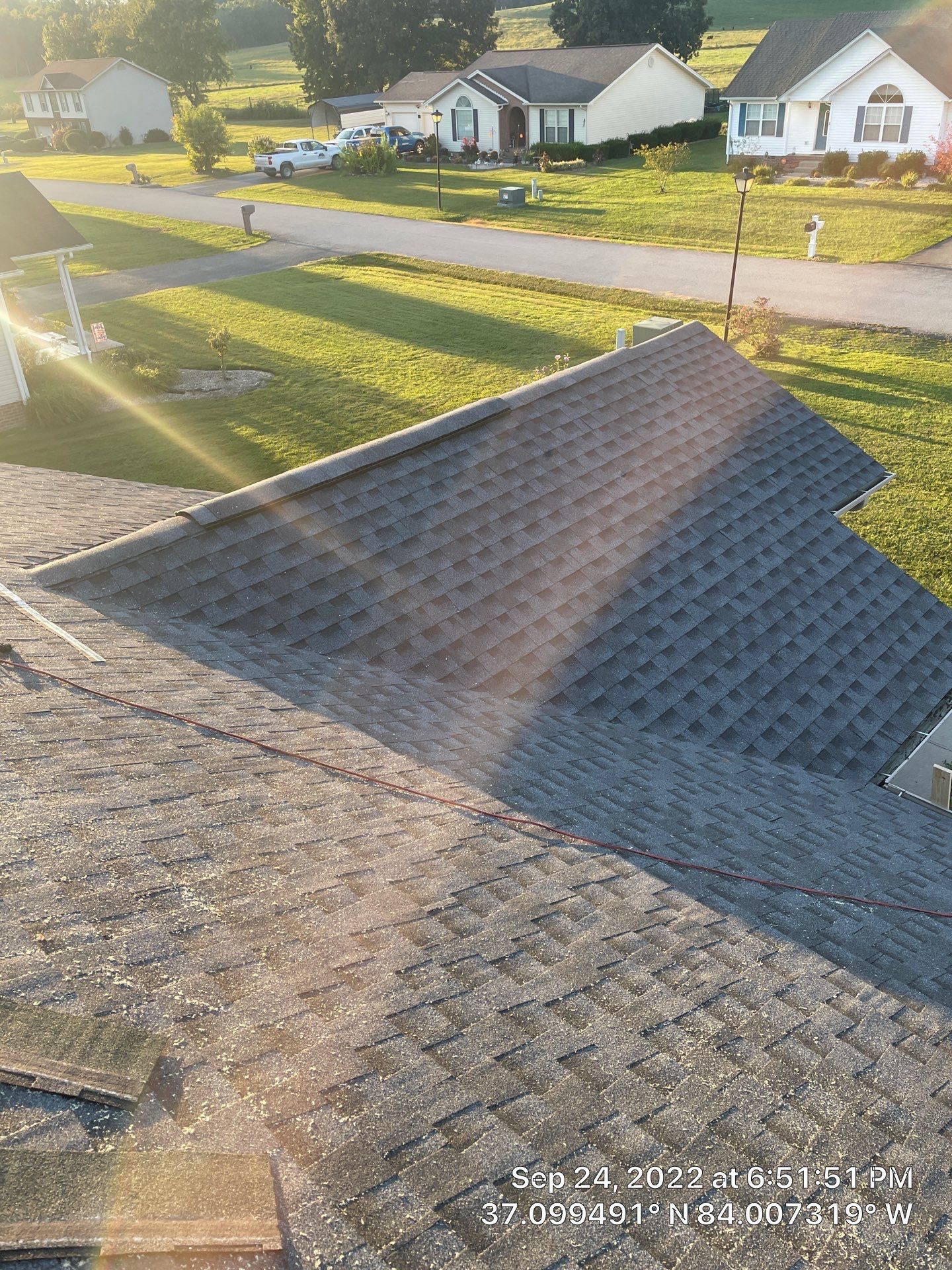 Residential Roof Installation by KISH RESTORATION 