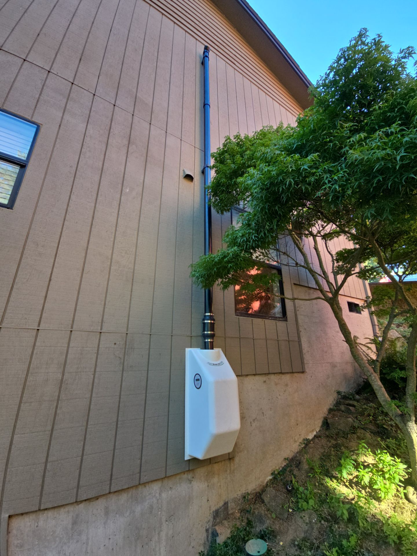 Sub Slab SafeAir System with Drywall Recess by JustRadon.Com
