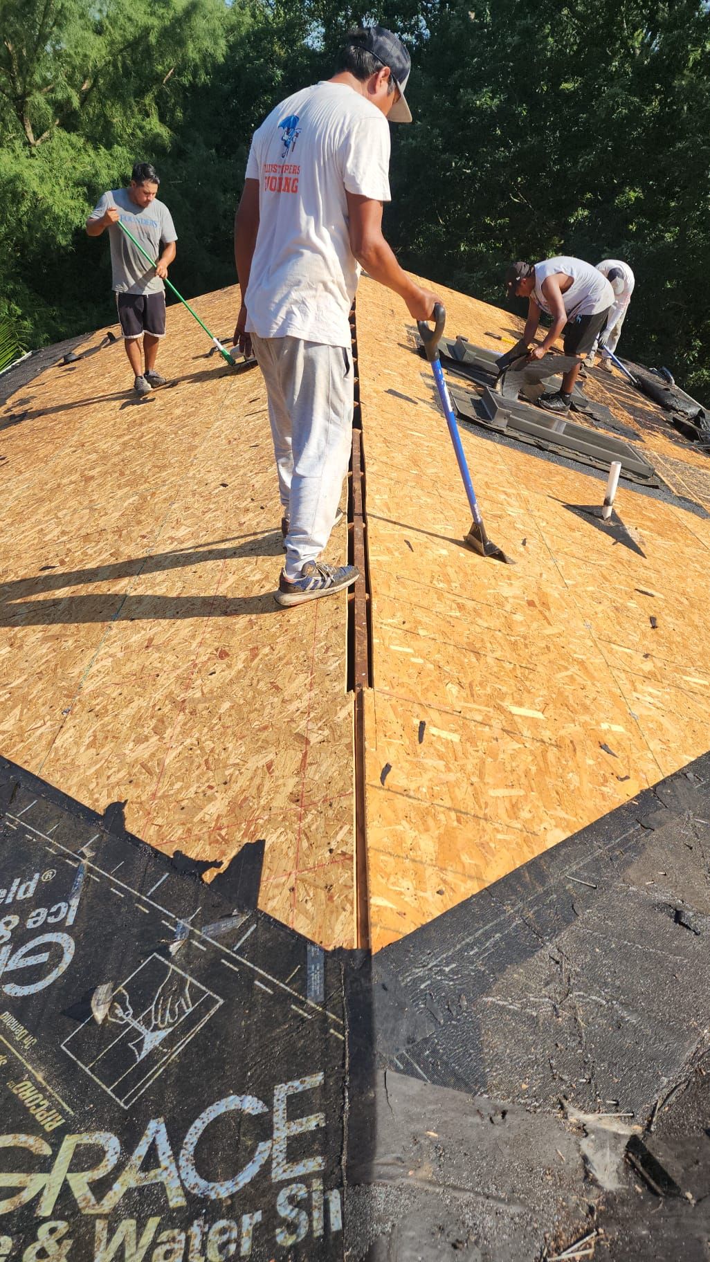 Residential Roofing Installation using Metal by Rainstoppers Roofing