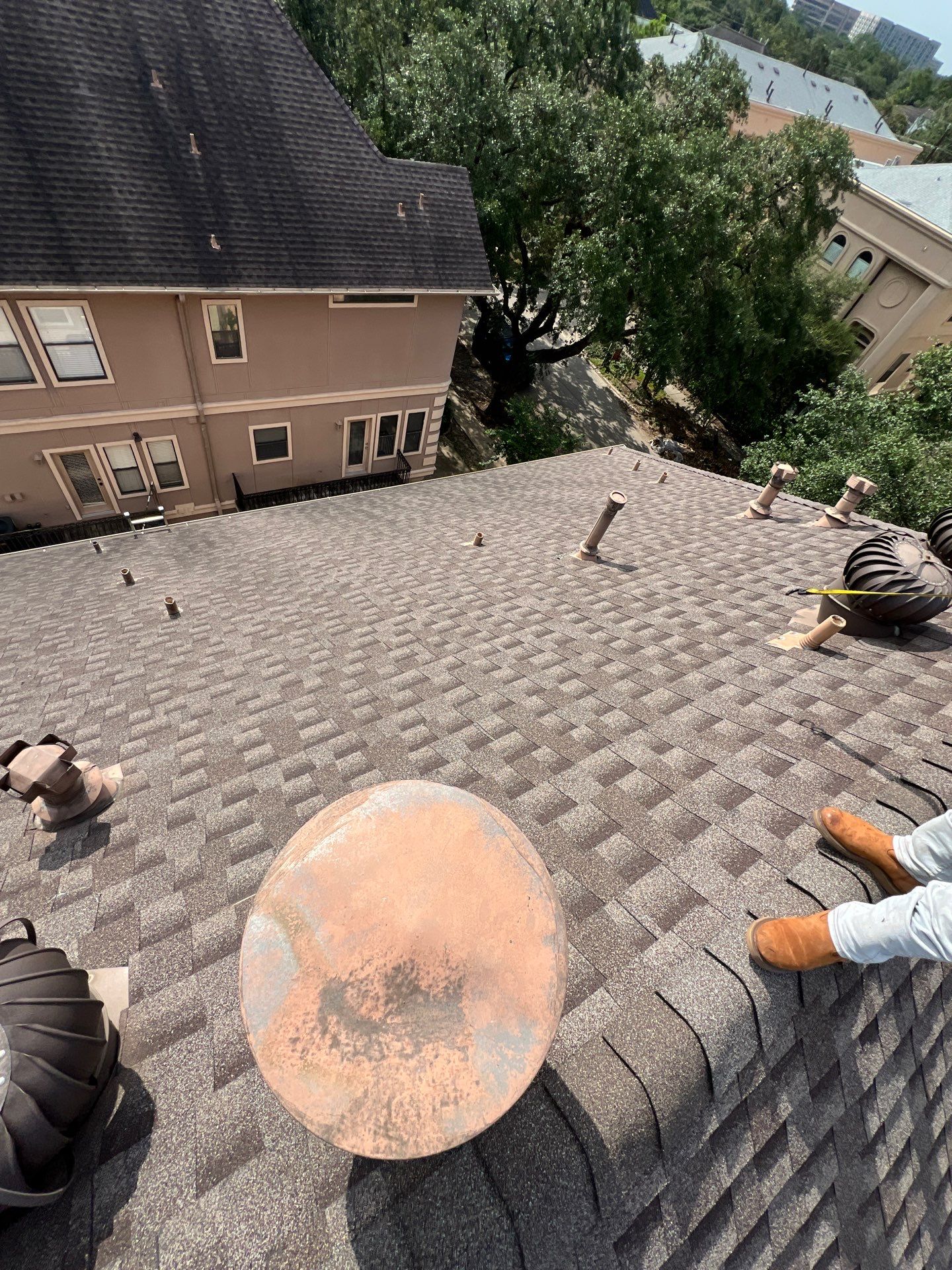 Hail Damage using Owen's Corning Duration (Lifetime) Shingles by Roof Repair Company