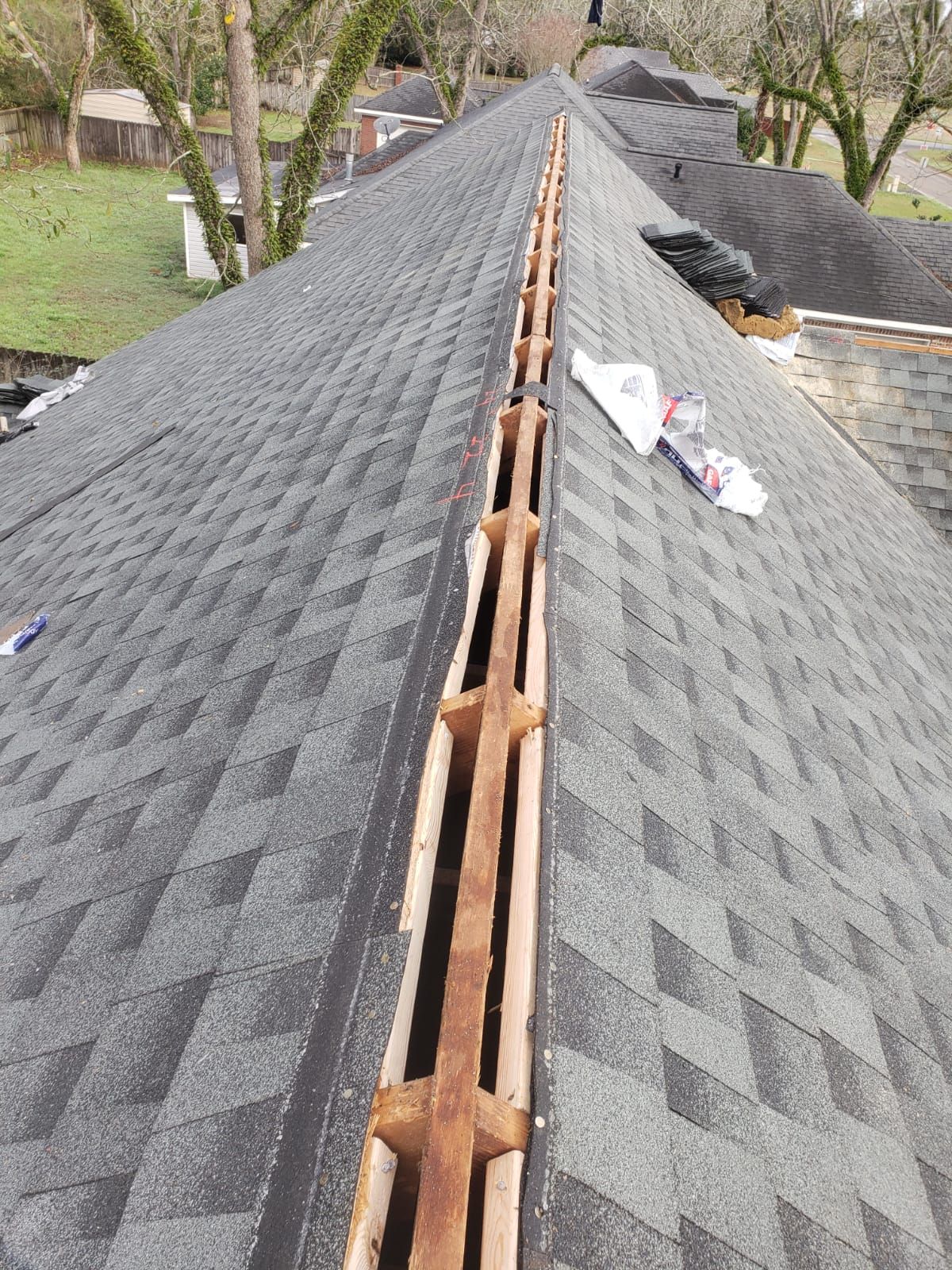 Residential Roofing Installation using Roof Replacement by American Roofing & Construction LLC