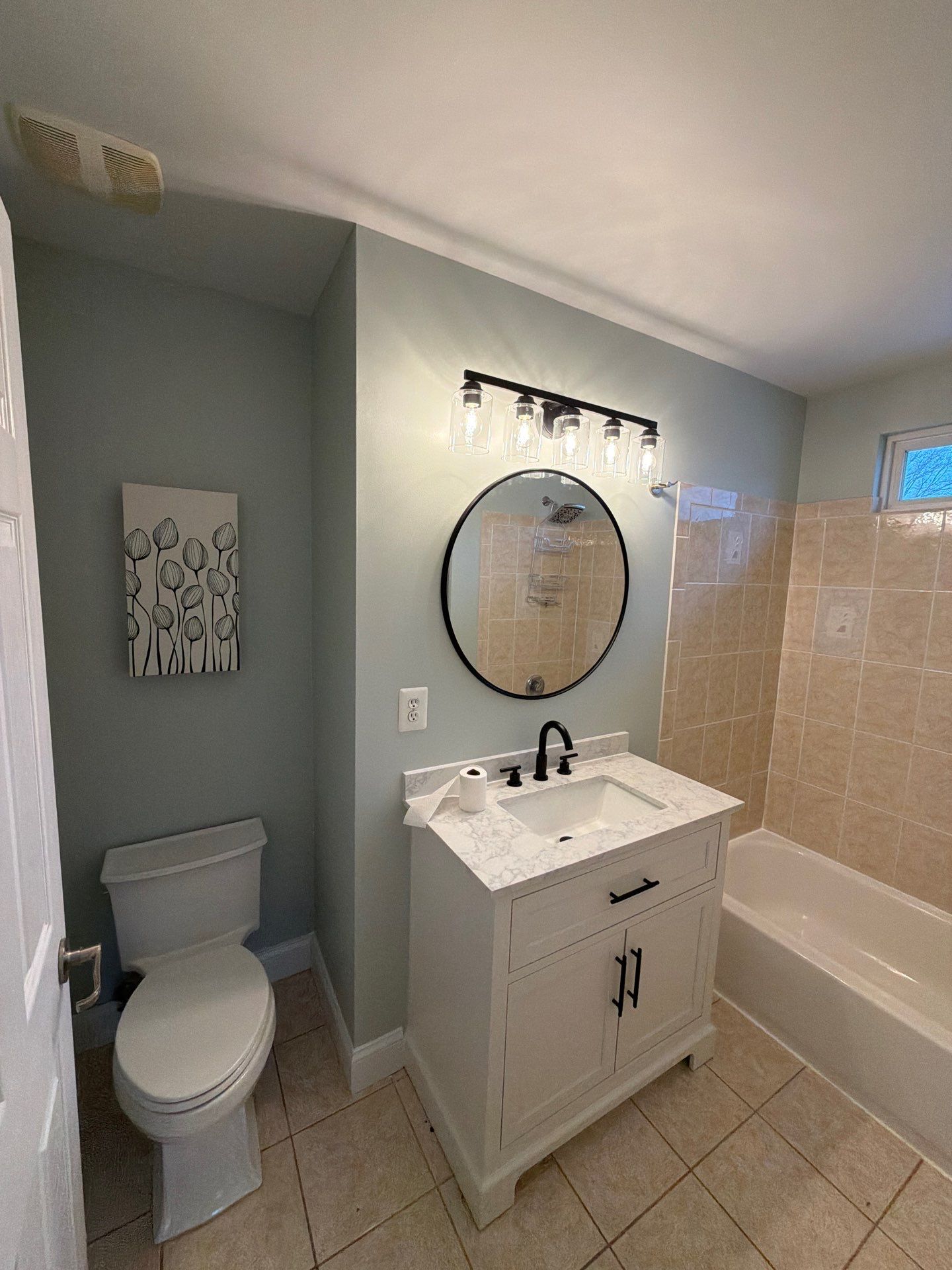 A Whole Home Refresh with Soft Whites and Custom Cabinet Finishing by Groovy Hues