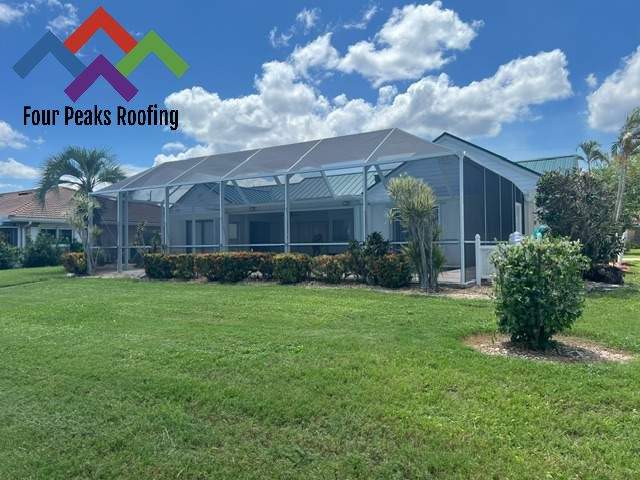 Residential Roofing Installation using Gulf Coast Metals Gulf Seam Panels by Four Peaks Roofing