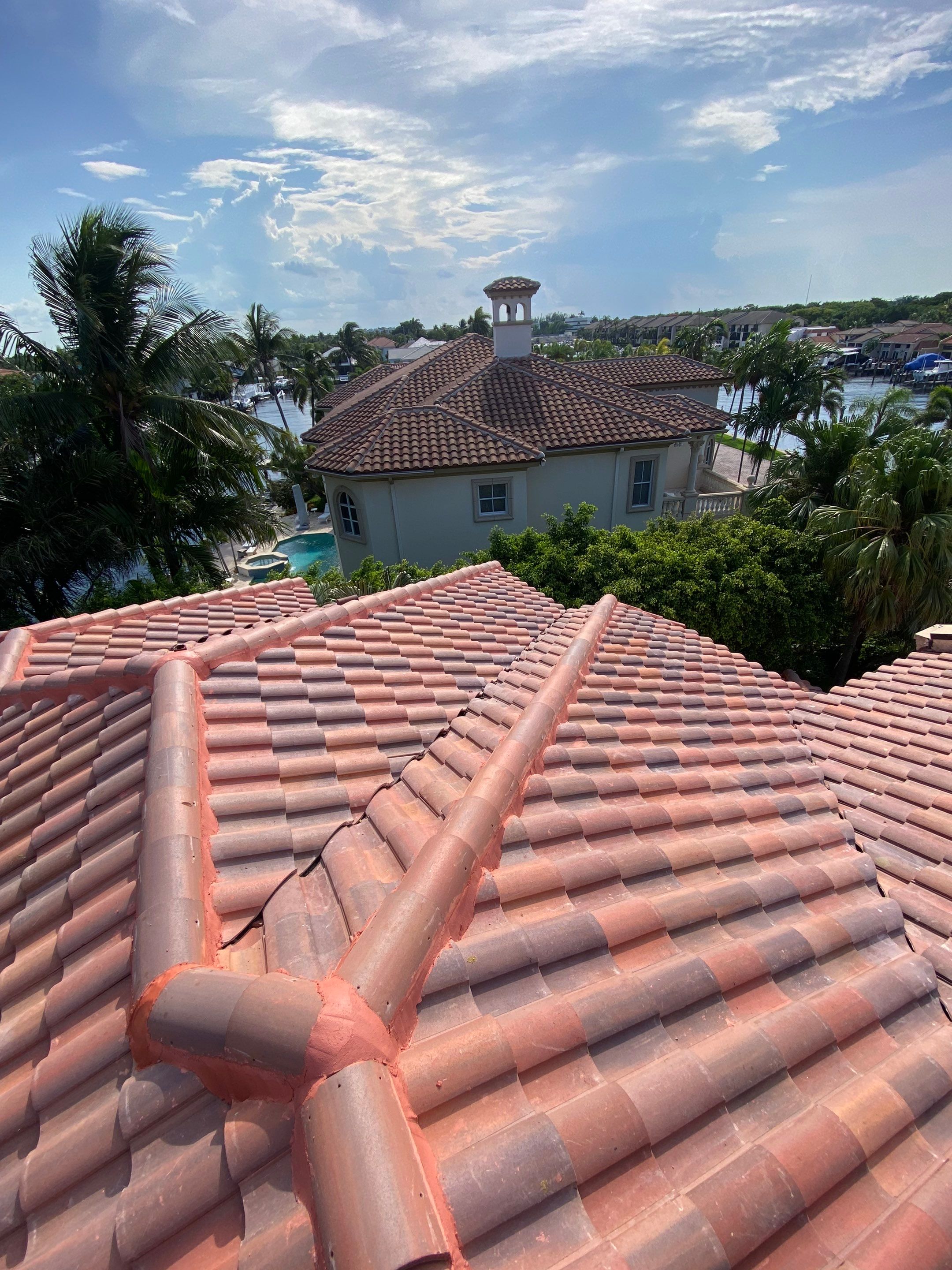 Residential Roofing Installation using Eagle Roofing Tile by BLUES BROTHERS ROOFING