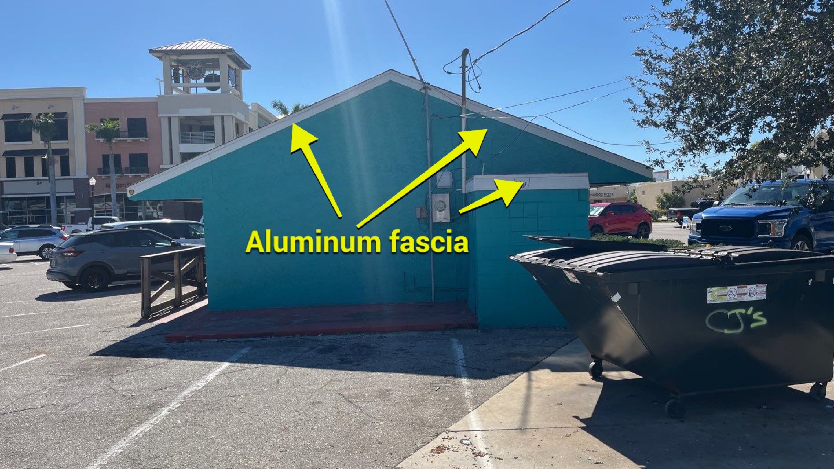 Aluminum Vented Soffit and Aluminum Fascia Punta Gorda FL by Gutter Professors