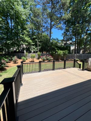 Deck Resurface using Deckorators Venture Series and Timbertech Composite Universal Rail