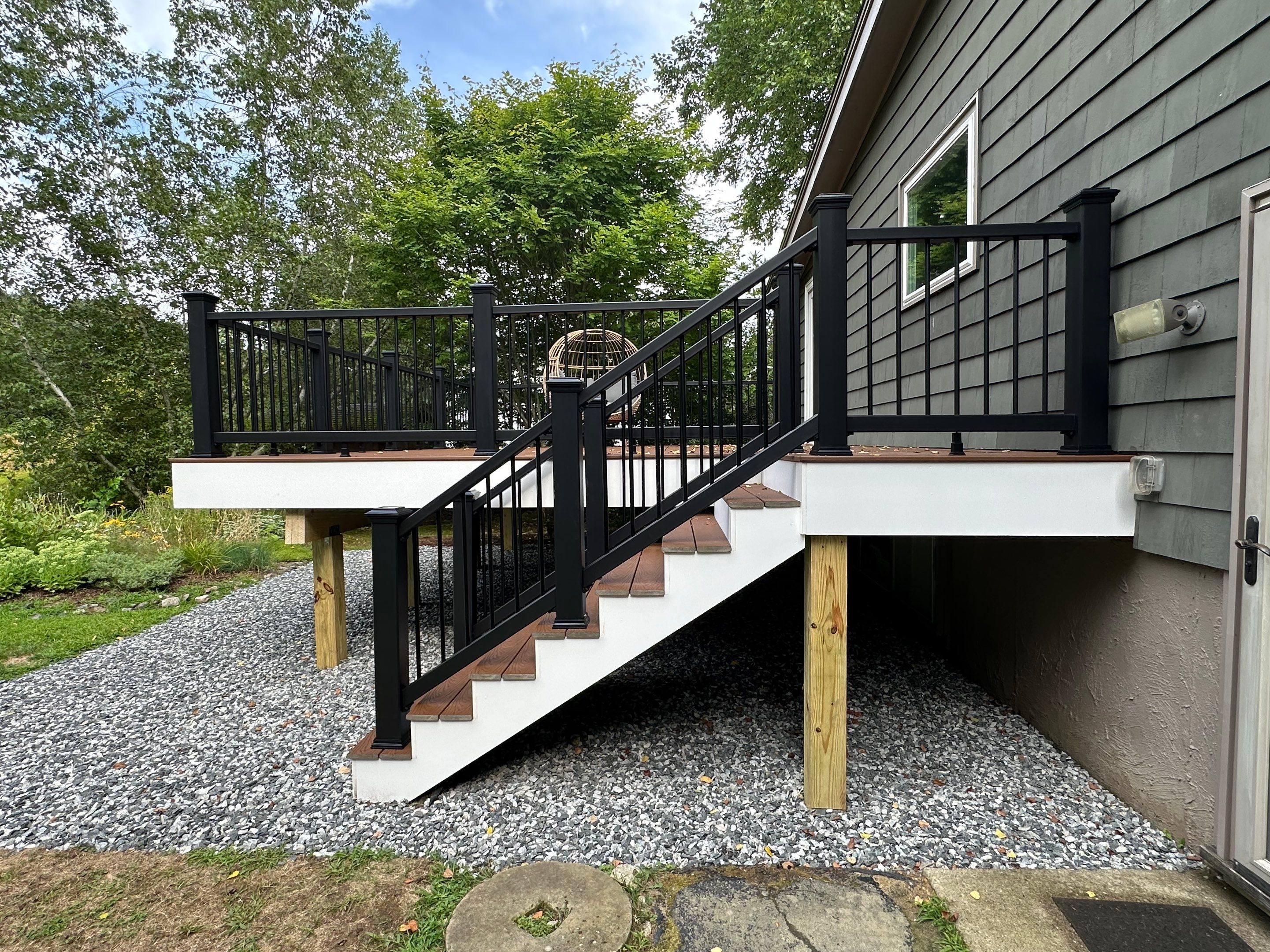 Deck built and Door with new opening in Framingham, MA by UBrothers Construction