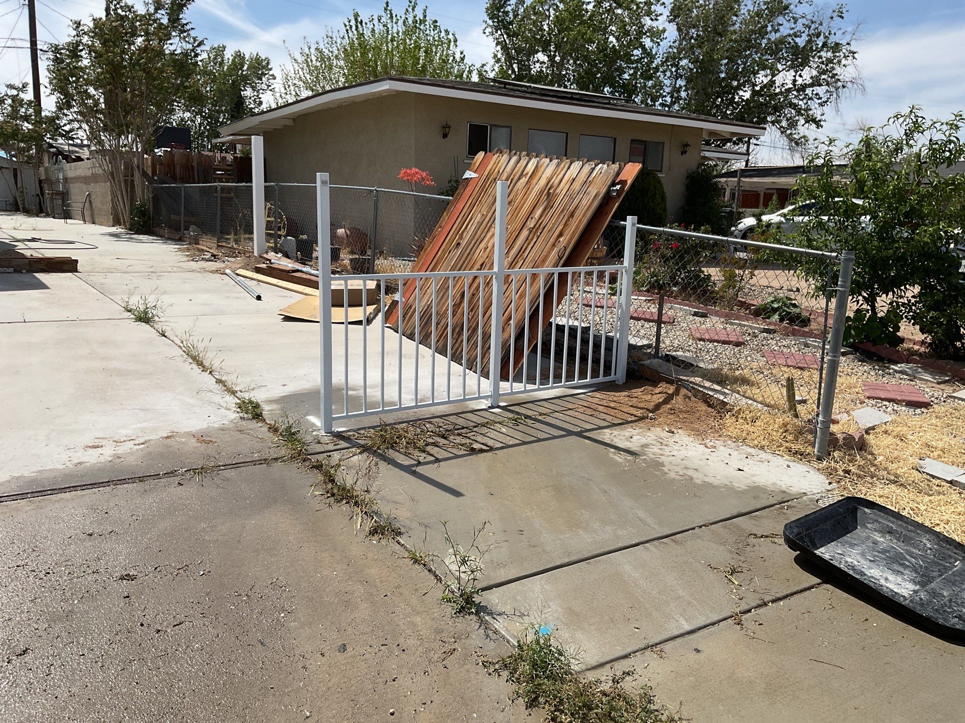 Fence Installation using Wrought Iron by Fence Guys Inc.
