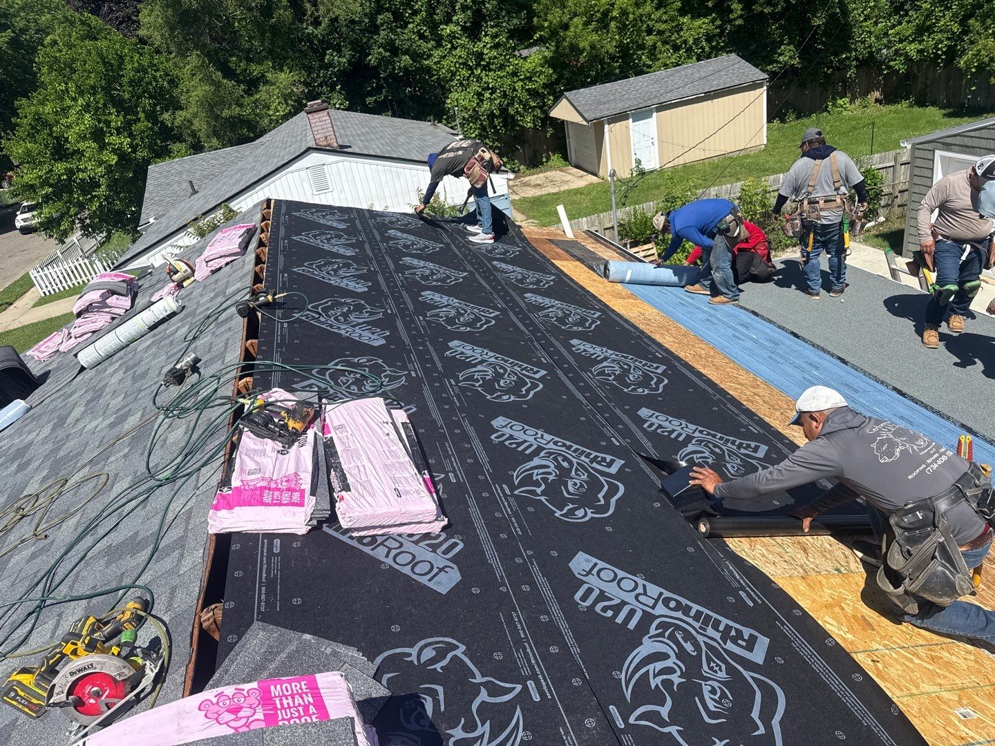 Roof Replacement using Owens Corning Tru Definitions by 180 Contractors