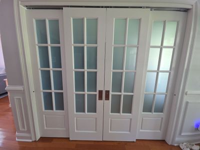 Glass-Panel Interior Door Installation in Leland, NC