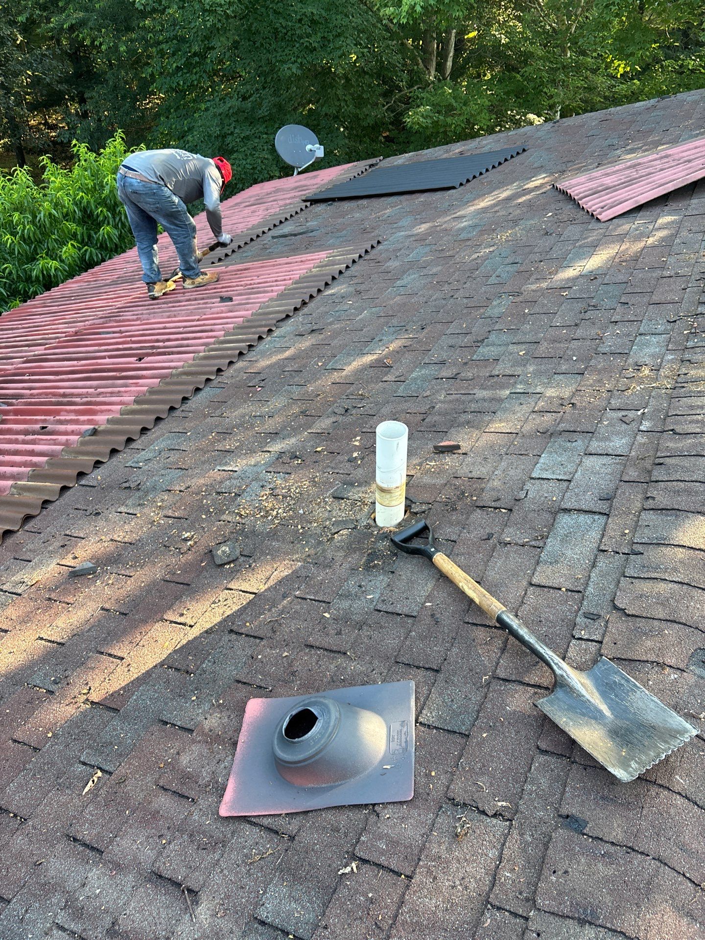 Roof Replacement - Landmark PRO Red Oak by Winchester Roofing