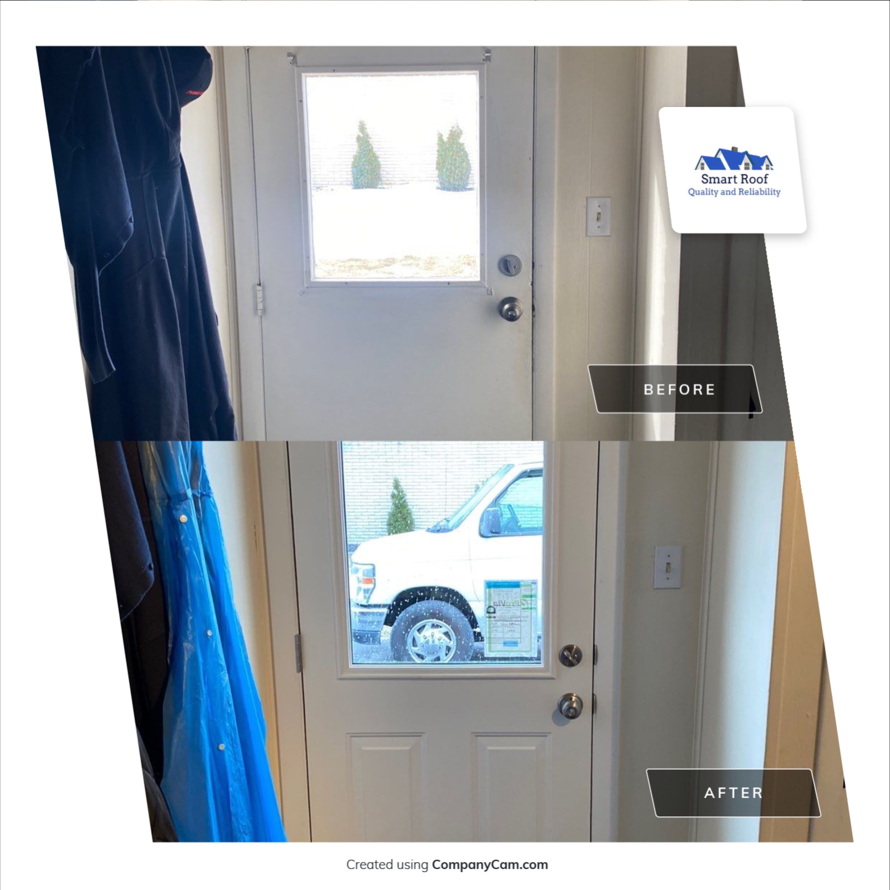 Entry Door using Replace Exterior Door by Smart Roof