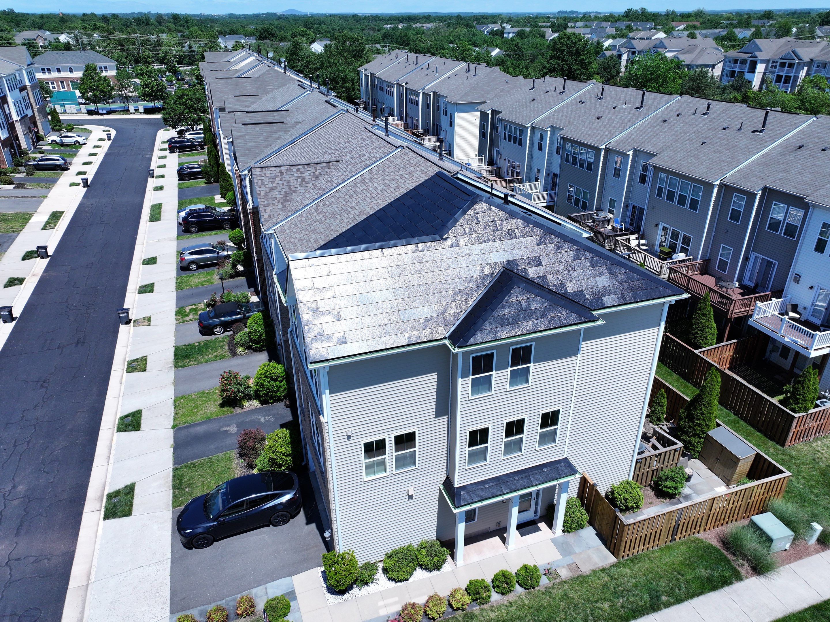 Tesla Solar Roof in Ashburn by American Home Contractors